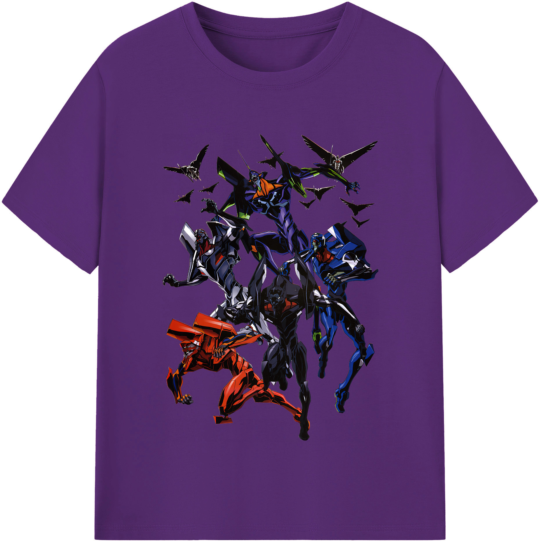（画像用） EVA 新世紀エヴァンゲリオン 綿100％半袖Tシャツ（フロントプリント）