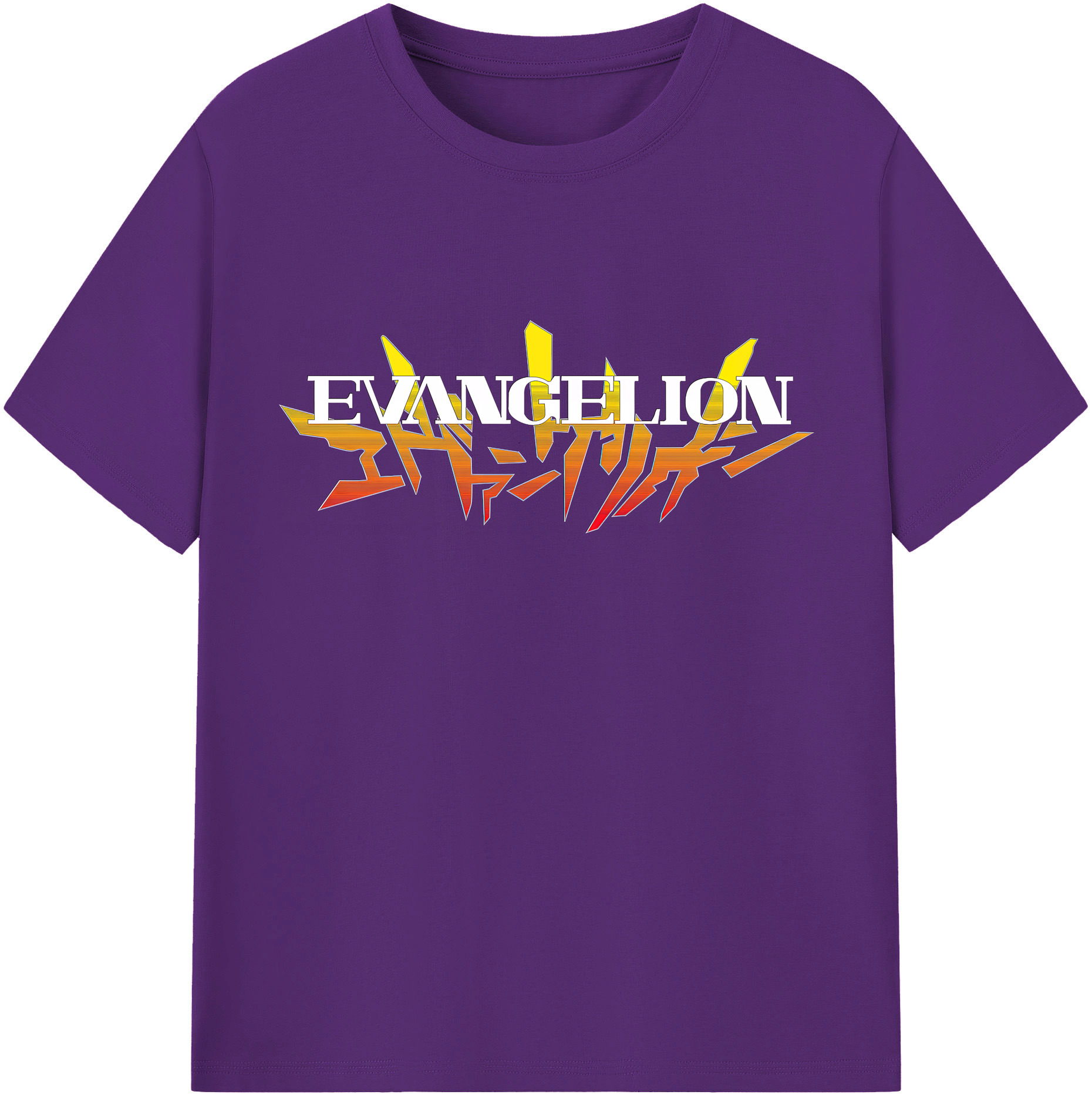 （画像用） EVA 新世紀エヴァンゲリオン 綿100％半袖Tシャツ（フロントプリント）