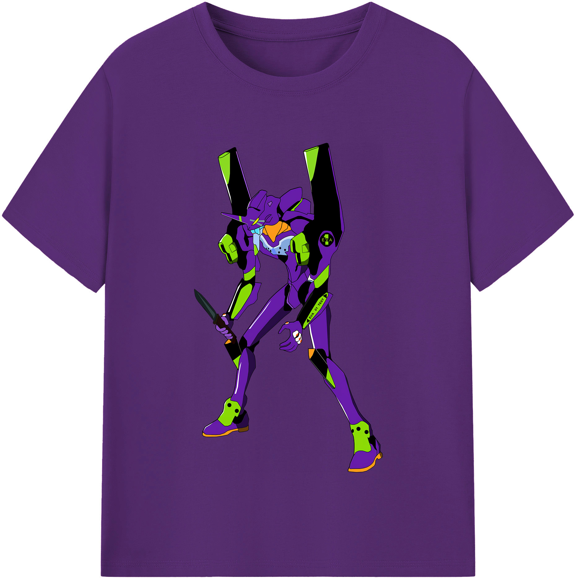 （画像用） EVA 新世紀エヴァンゲリオン 綿100％半袖Tシャツ（フロントプリント）