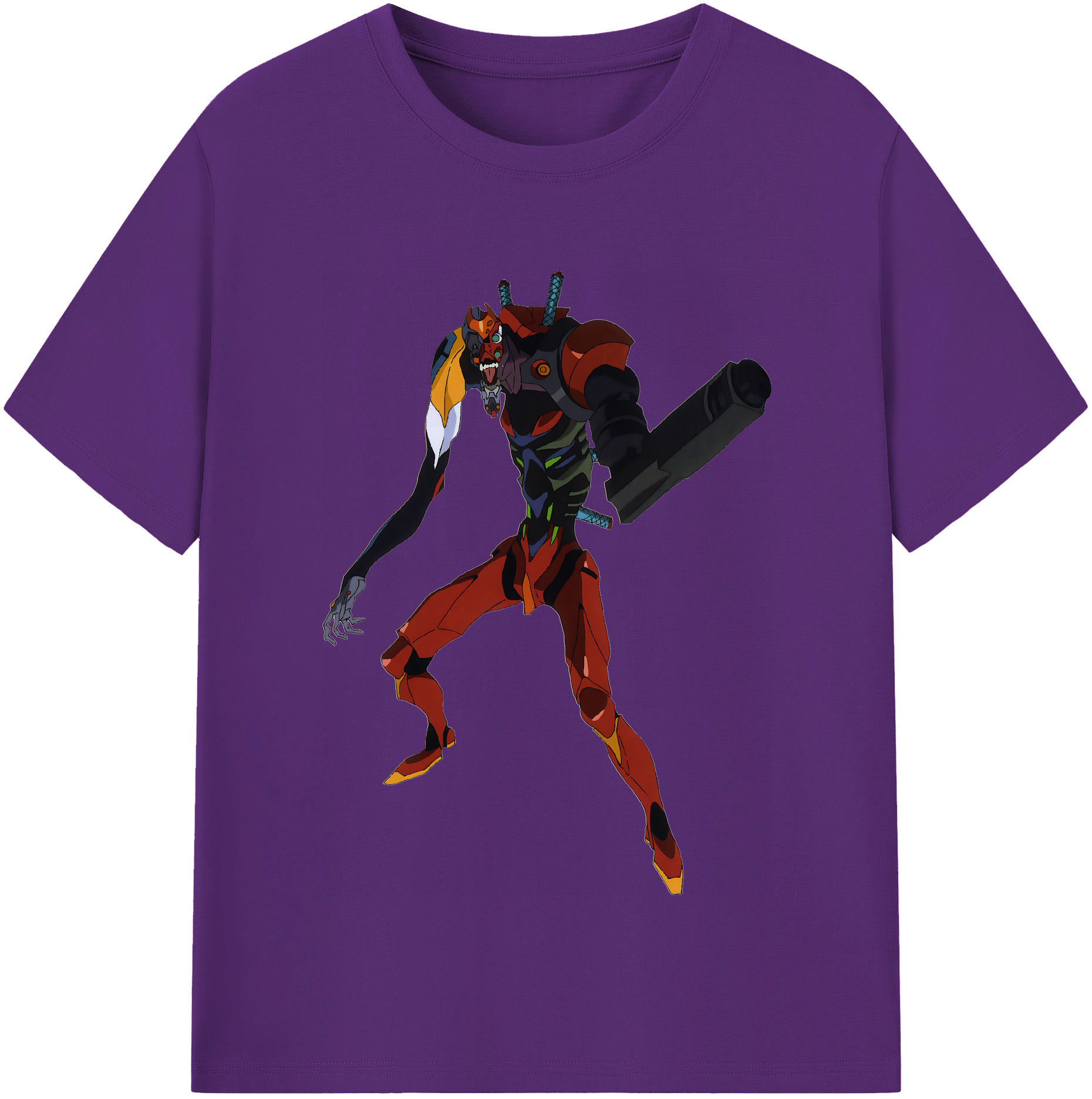 （画像用） EVA 新世紀エヴァンゲリオン 綿100％半袖Tシャツ（フロントプリント）