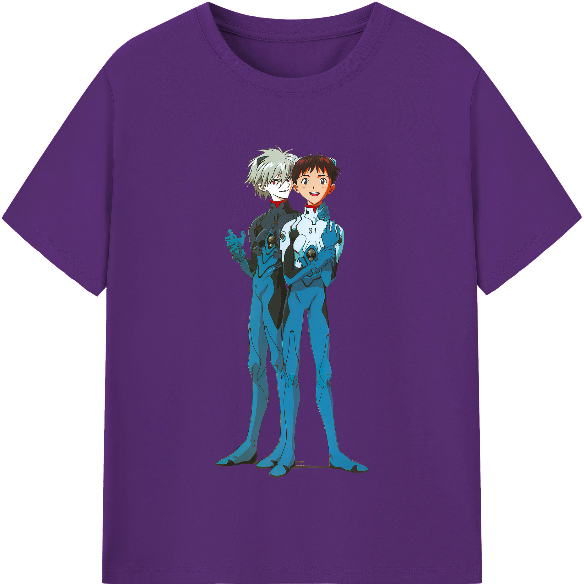 （画像用） EVA 新世紀エヴァンゲリオン 綿100％半袖Tシャツ（フロントプリント）
