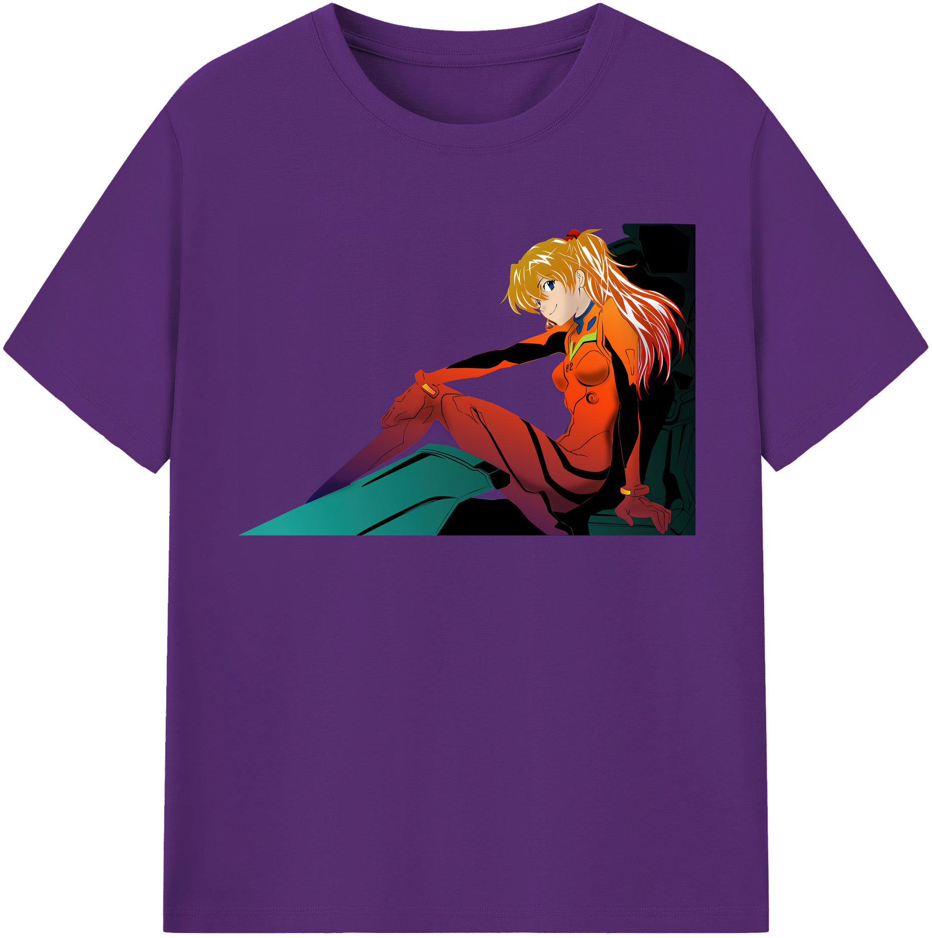 （画像用） EVA 新世紀エヴァンゲリオン 綿100％半袖Tシャツ（フロントプリント）