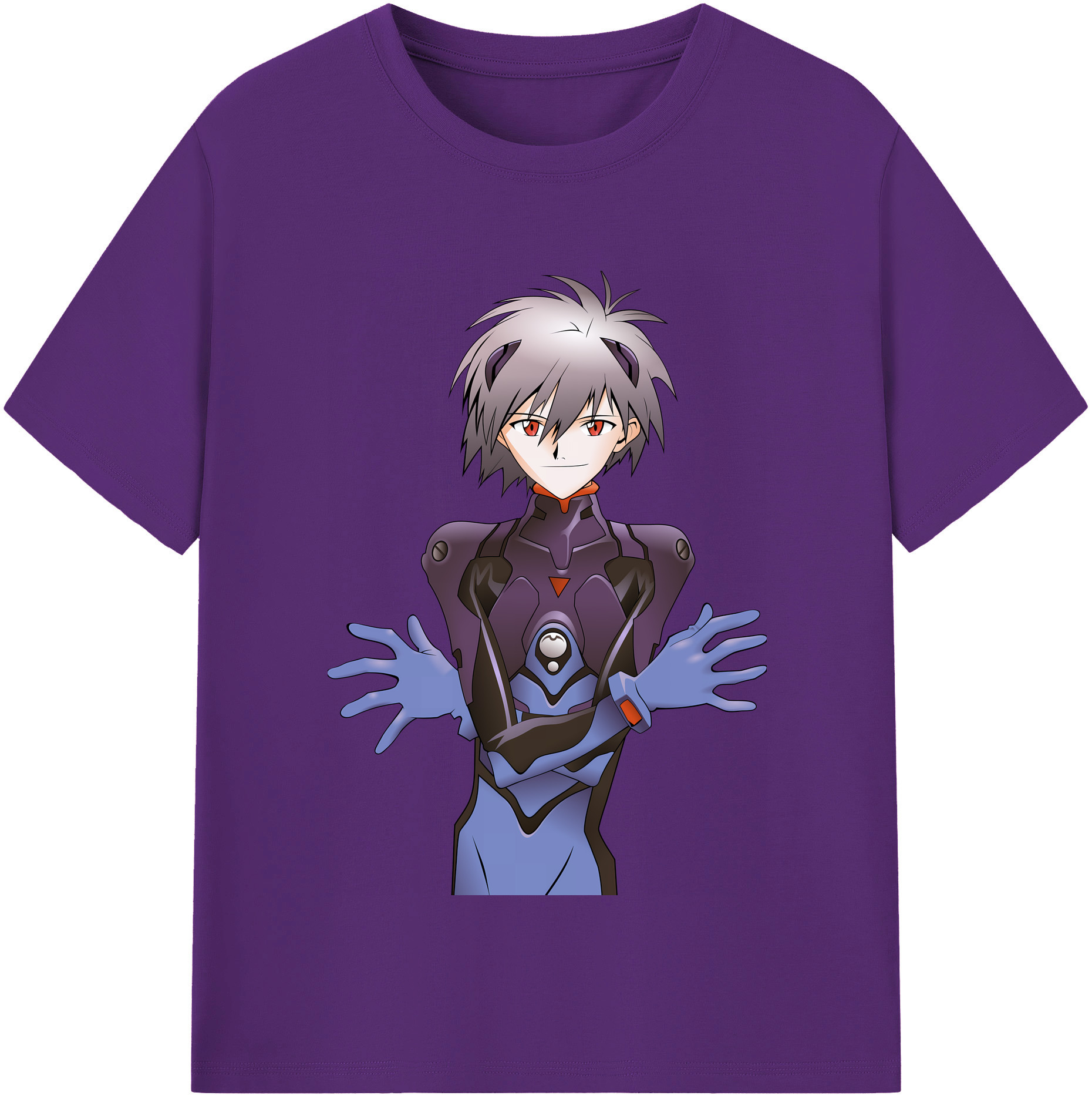 （画像用） EVA 新世紀エヴァンゲリオン 綿100％半袖Tシャツ（フロントプリント）
