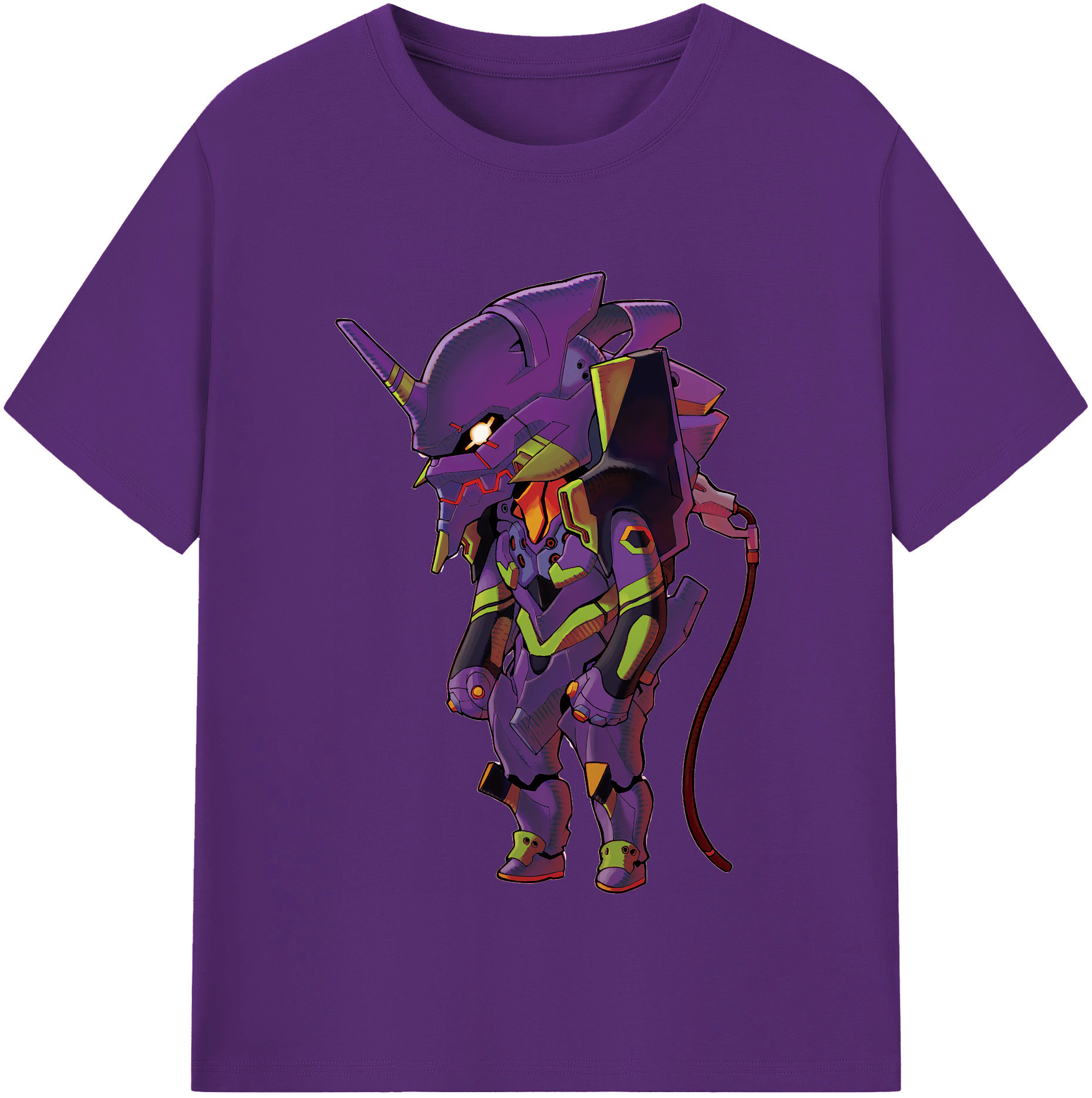 （画像用） EVA 新世紀エヴァンゲリオン 綿100％半袖Tシャツ（フロントプリント）