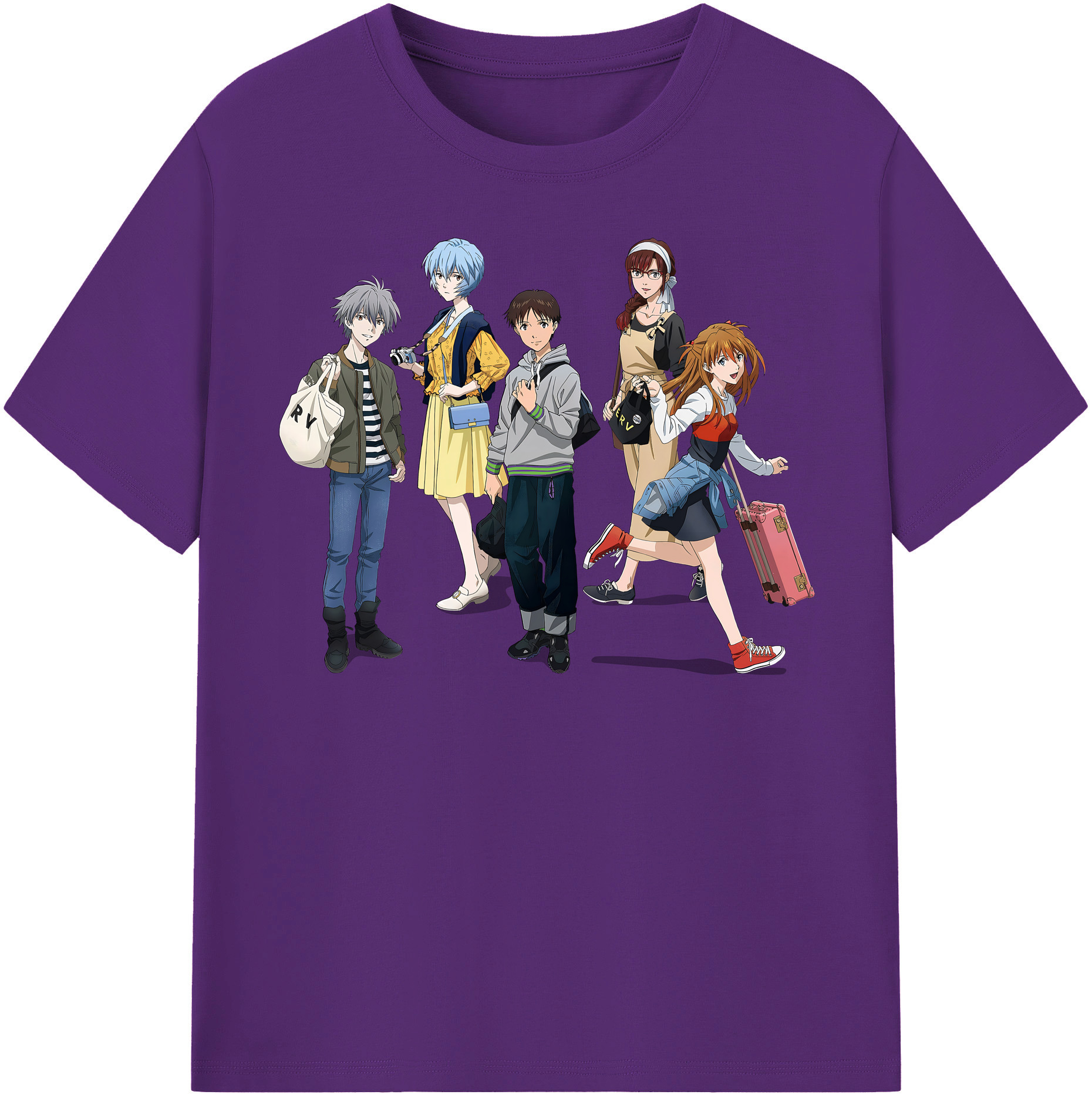 （画像用） EVA 新世紀エヴァンゲリオン 綿100％半袖Tシャツ（フロントプリント）