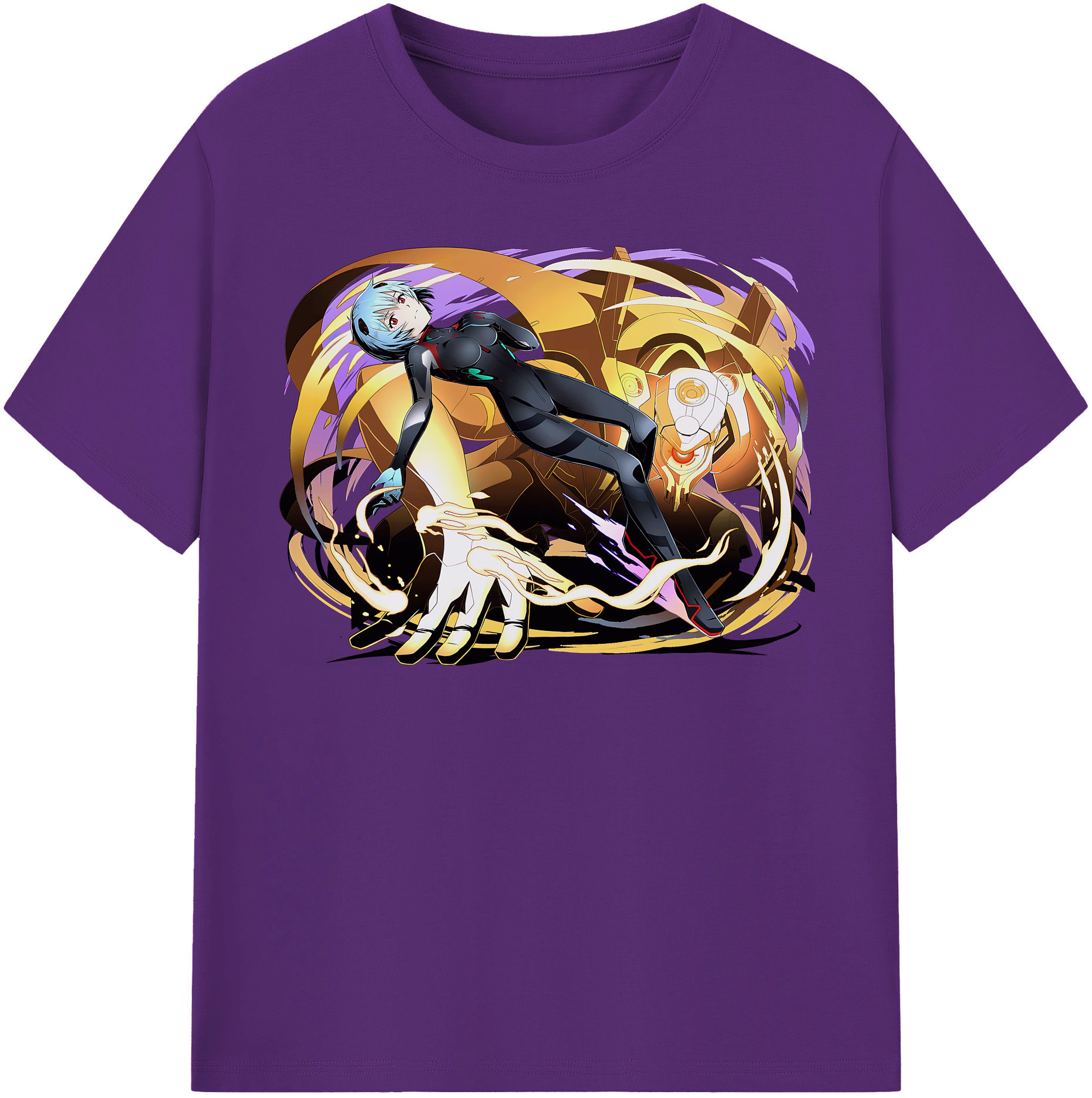 （画像用） EVA 新世紀エヴァンゲリオン 綿100％半袖Tシャツ（フロントプリント）