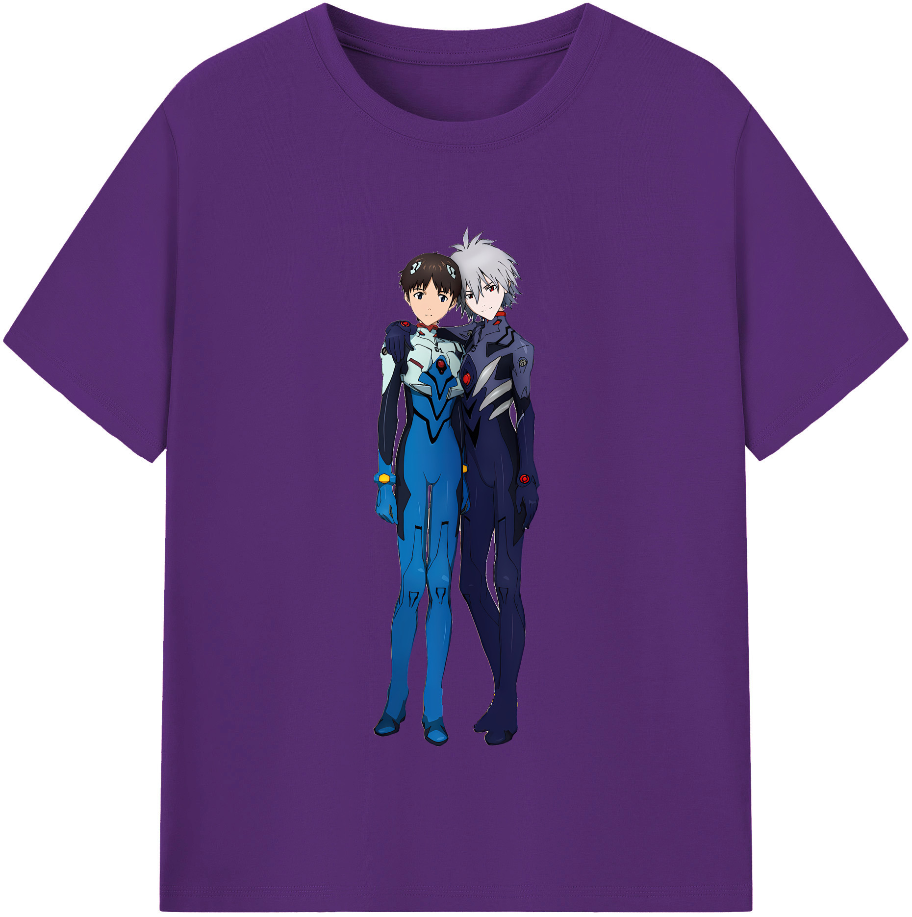 （画像用） EVA 新世紀エヴァンゲリオン 綿100％半袖Tシャツ（フロントプリント）