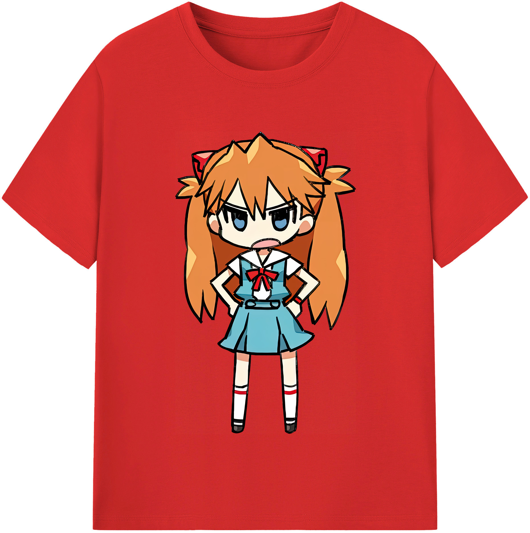 （画像用） EVA 新世紀エヴァンゲリオン 綿100％半袖Tシャツ（フロントプリント）