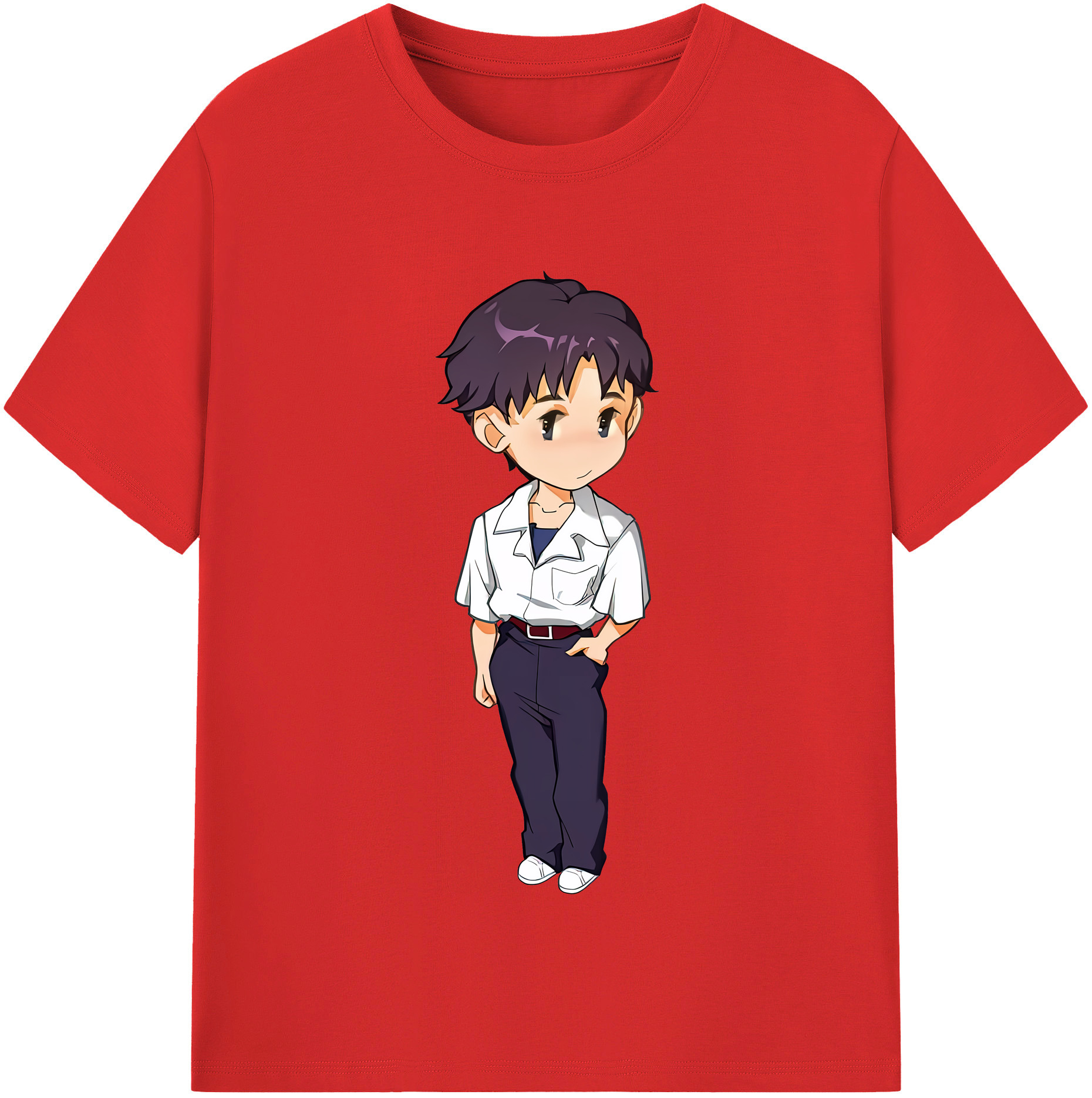 （画像用） EVA 新世紀エヴァンゲリオン 綿100％半袖Tシャツ（フロントプリント）