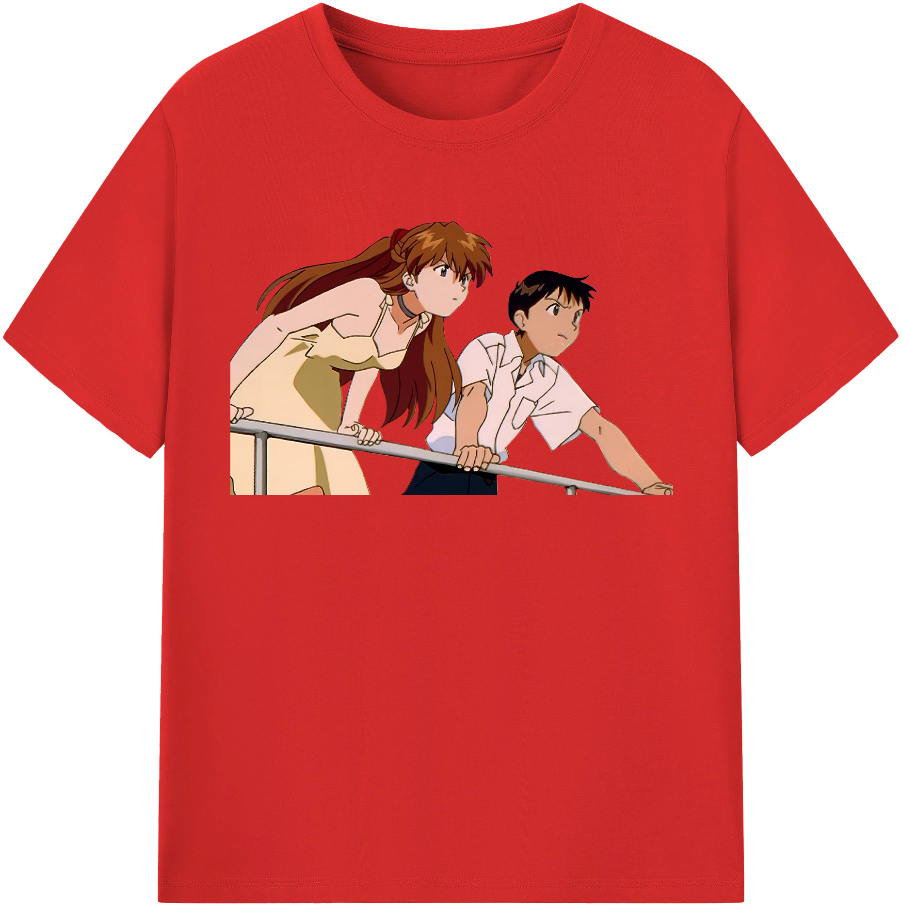 （画像用） EVA 新世紀エヴァンゲリオン 綿100％半袖Tシャツ（フロントプリント）
