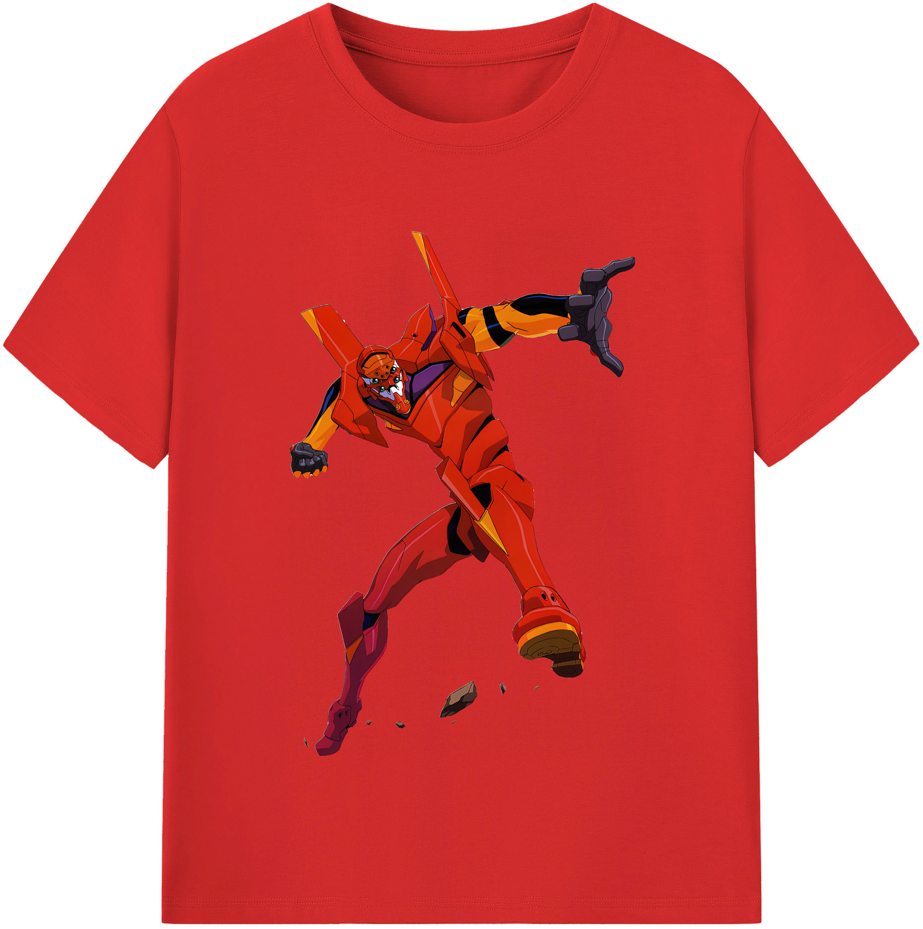 （画像用） EVA 新世紀エヴァンゲリオン 綿100％半袖Tシャツ（フロントプリント）