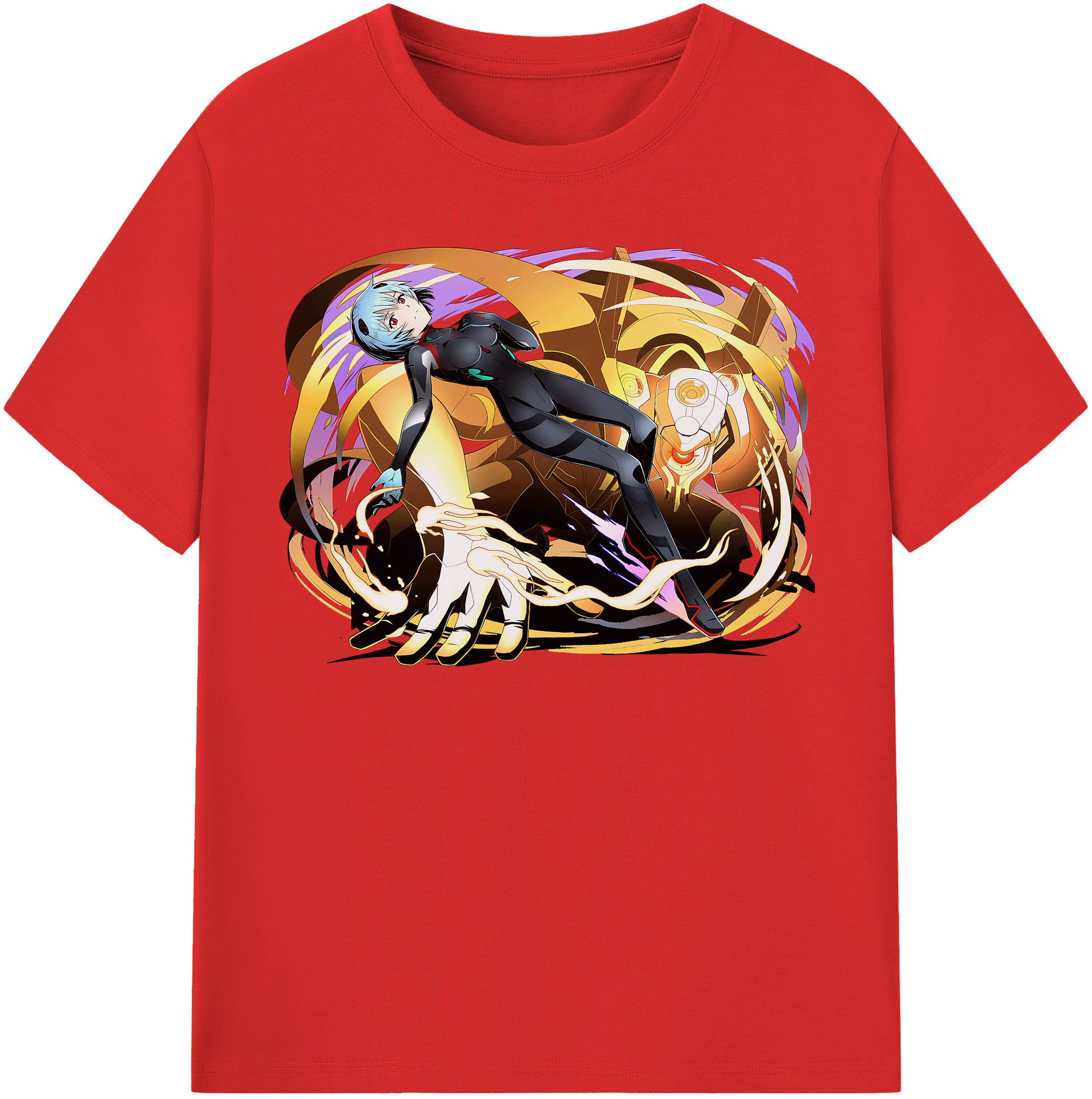 （画像用） EVA 新世紀エヴァンゲリオン 綿100％半袖Tシャツ（フロントプリント）