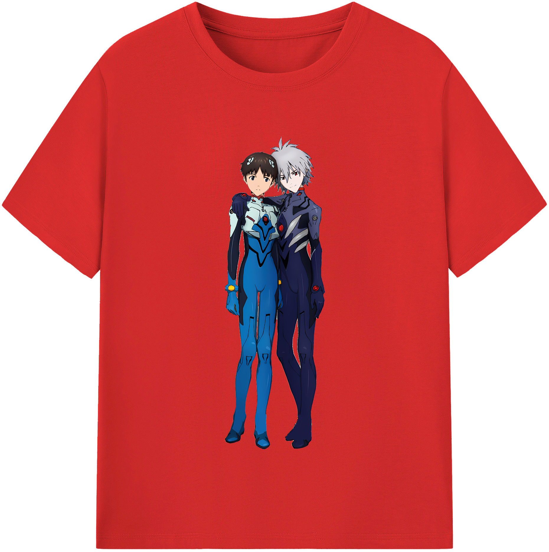 （画像用） EVA 新世紀エヴァンゲリオン 綿100％半袖Tシャツ（フロントプリント）