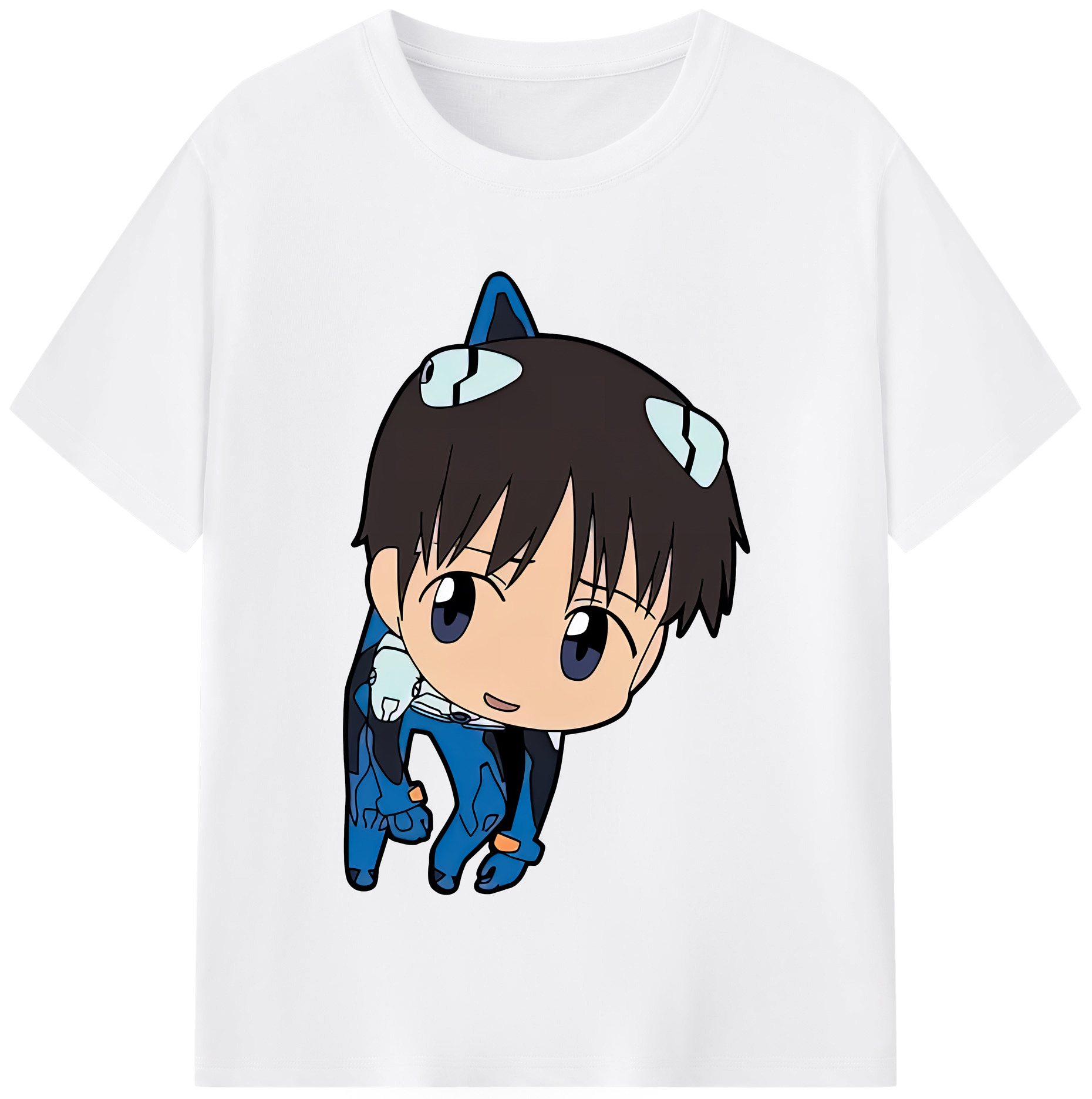 （画像用） EVA 新世紀エヴァンゲリオン 綿100％半袖Tシャツ（フロントプリント）