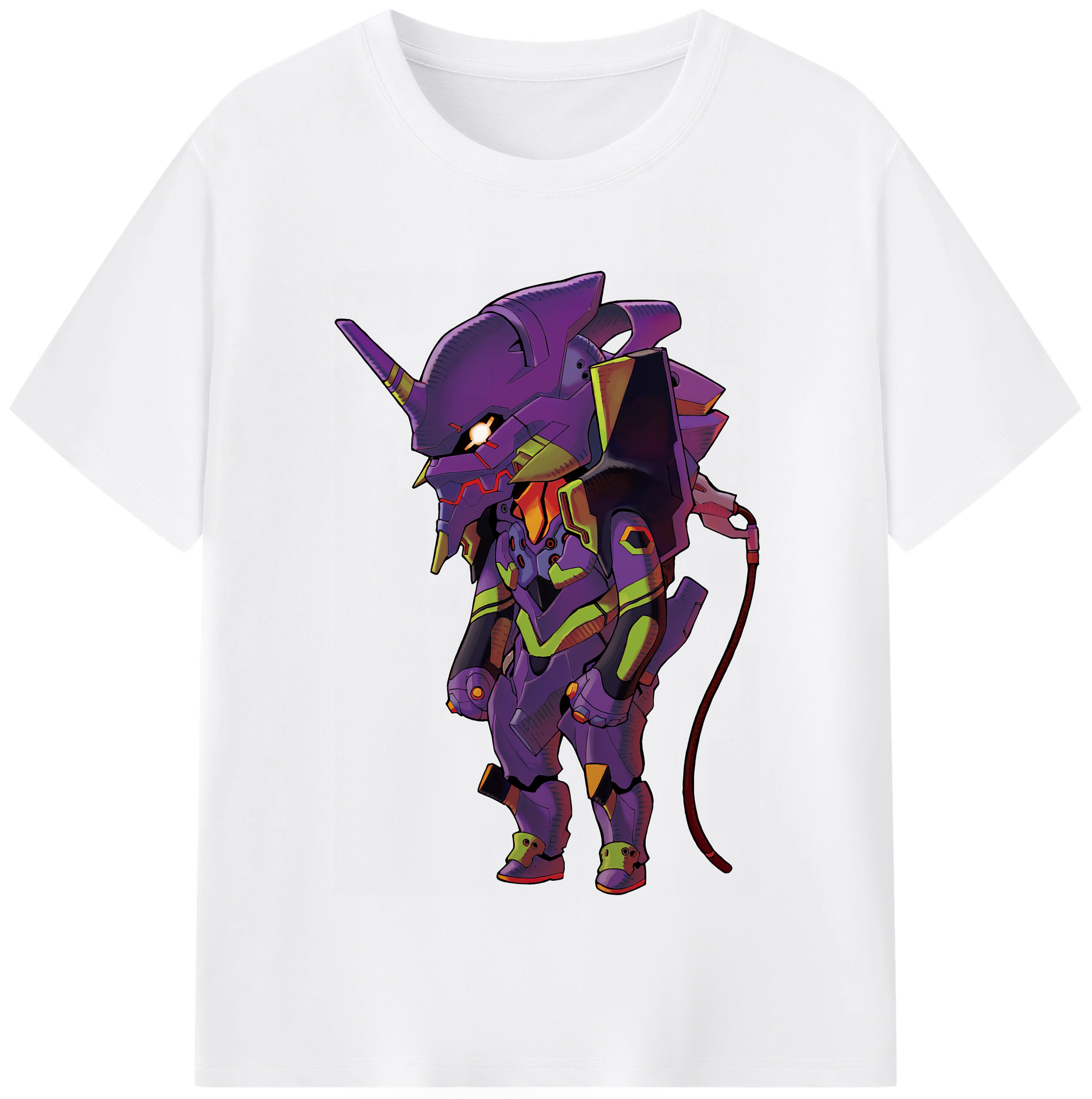 （画像用） EVA 新世紀エヴァンゲリオン 綿100％半袖Tシャツ（フロントプリント）