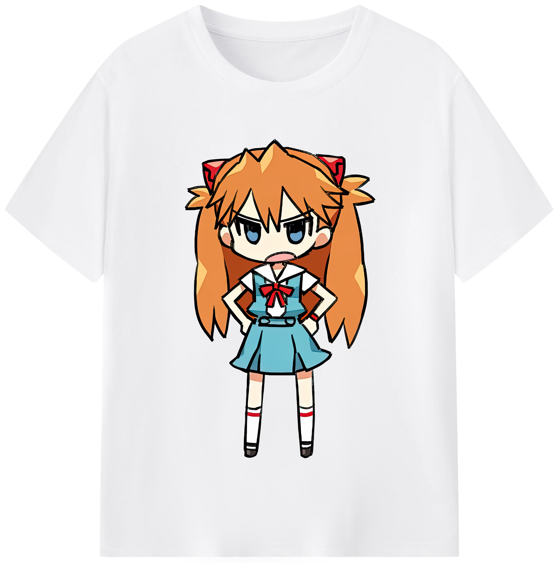 （画像用） EVA 新世紀エヴァンゲリオン 綿100％半袖Tシャツ（フロントプリント）