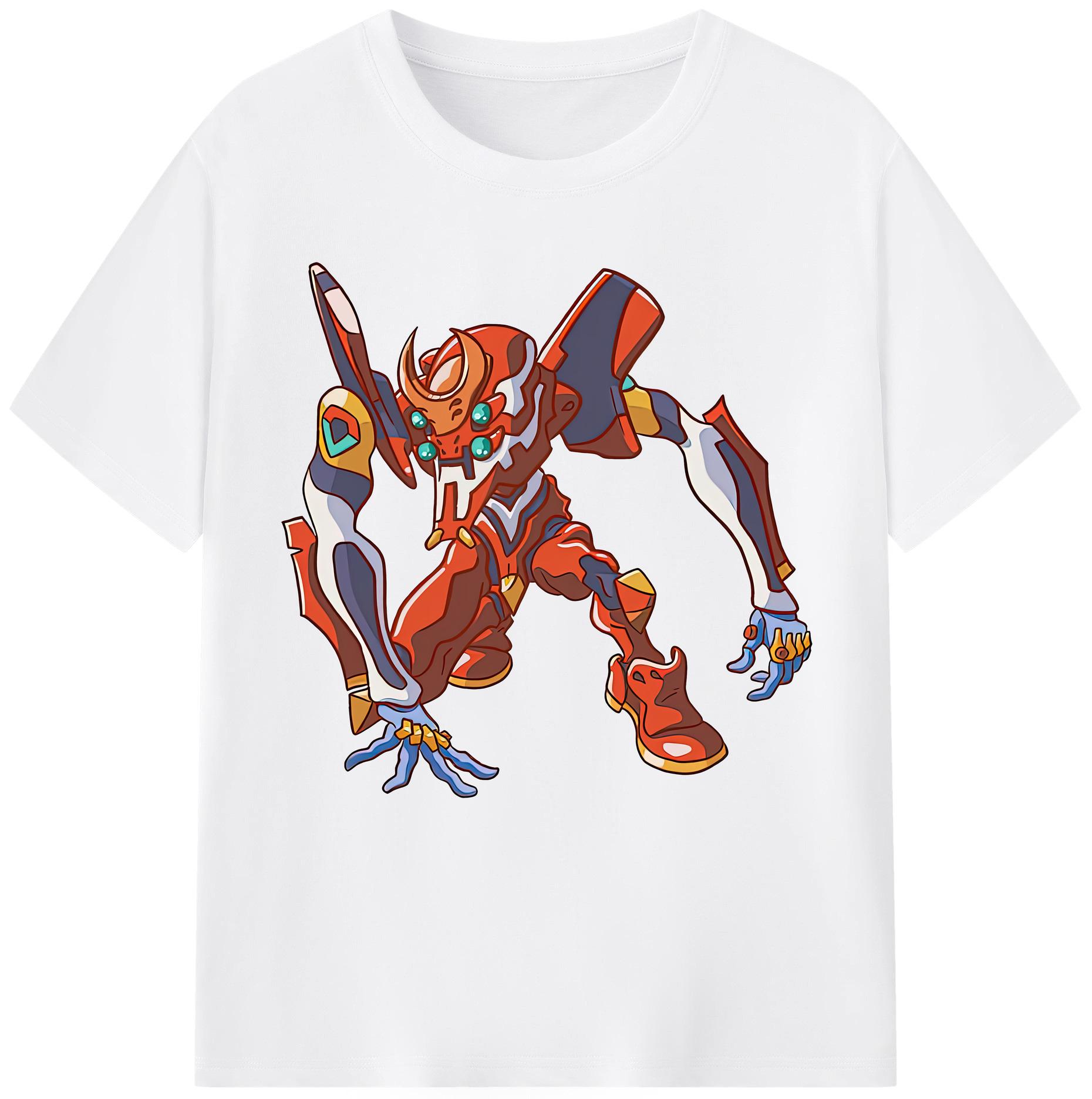 （画像用） EVA 新世紀エヴァンゲリオン 綿100％半袖Tシャツ（フロントプリント）