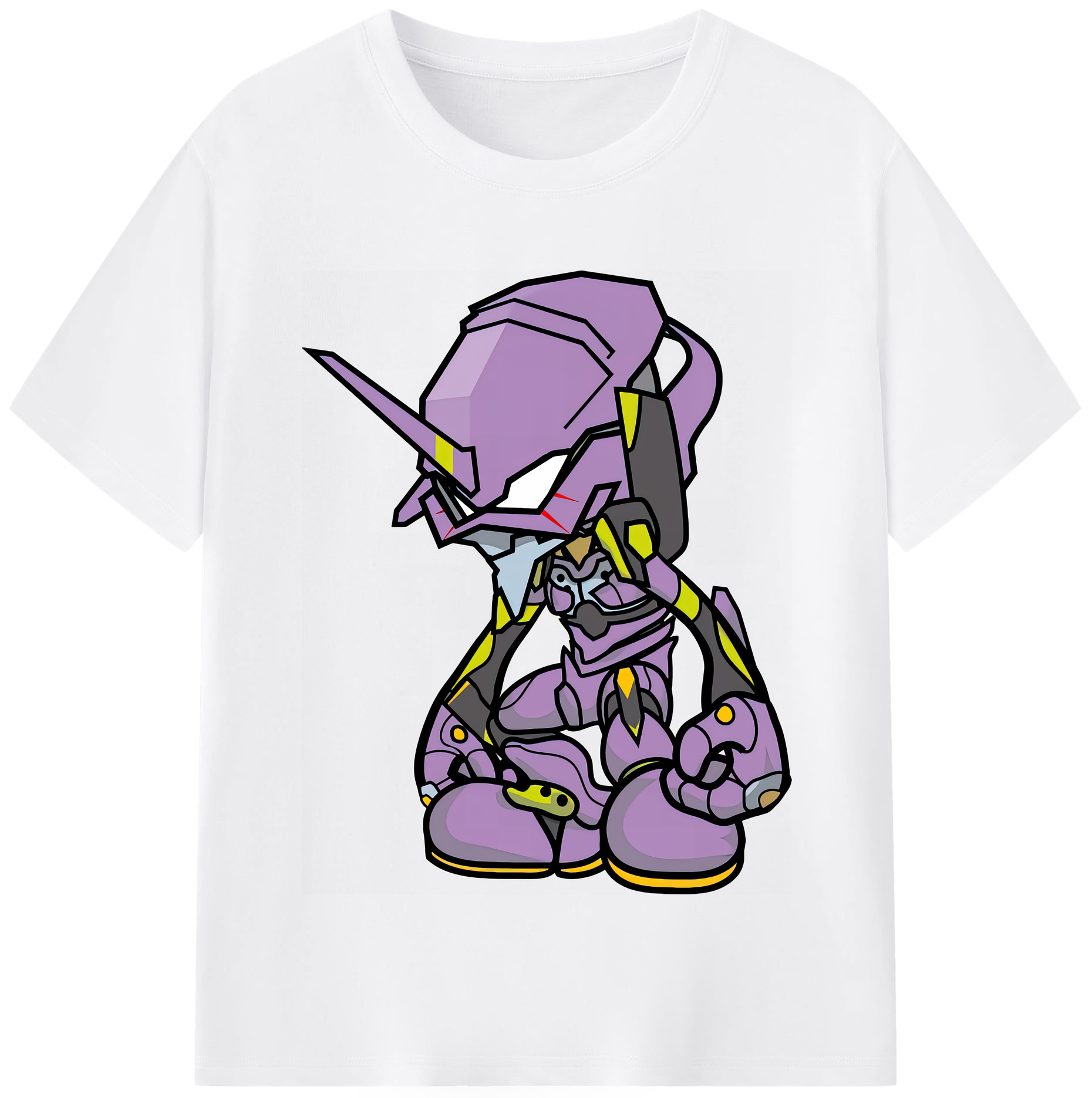 （画像用） EVA 新世紀エヴァンゲリオン 綿100％半袖Tシャツ（フロントプリント）