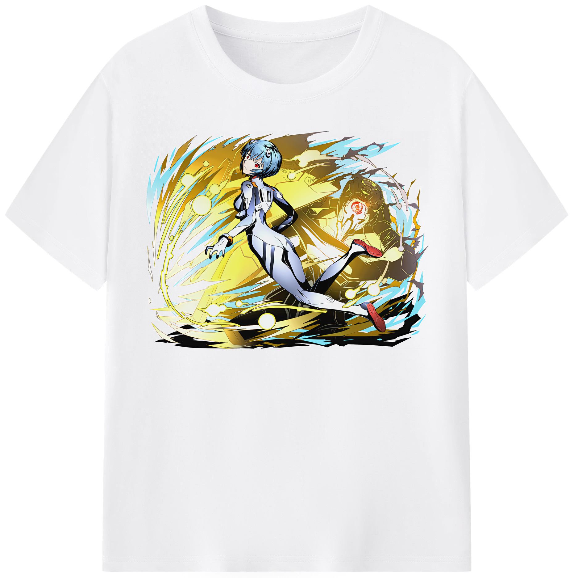（画像用） EVA 新世紀エヴァンゲリオン 綿100％半袖Tシャツ（フロントプリント）