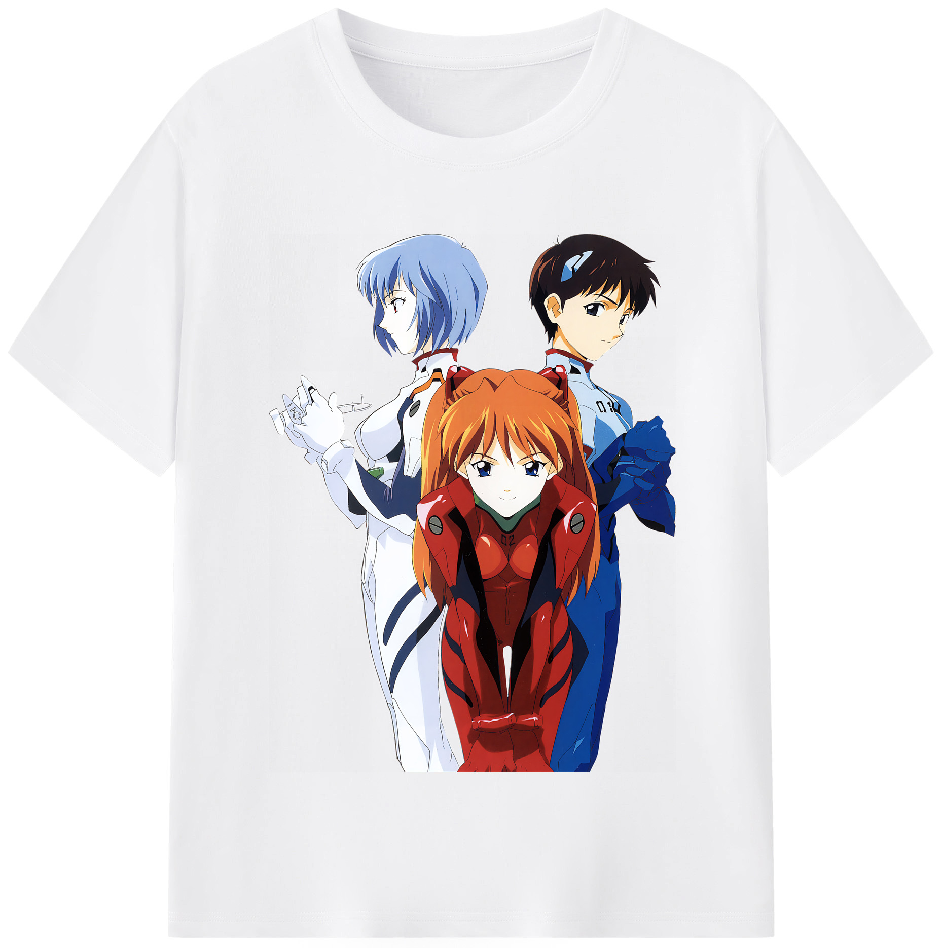 （画像用） EVA 新世紀エヴァンゲリオン 綿100％半袖Tシャツ（フロントプリント）