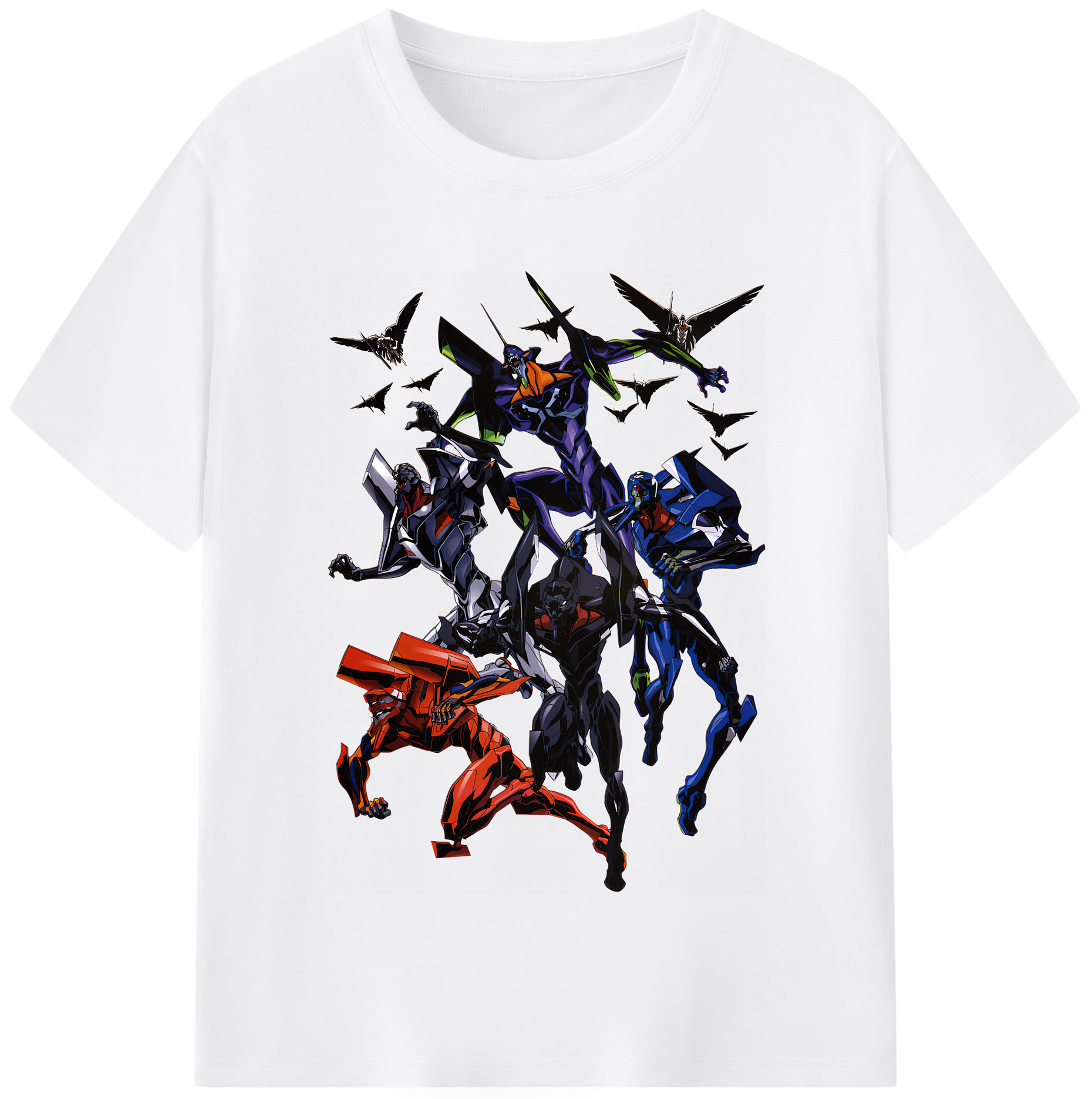 （画像用） EVA 新世紀エヴァンゲリオン 綿100％半袖Tシャツ（フロントプリント）