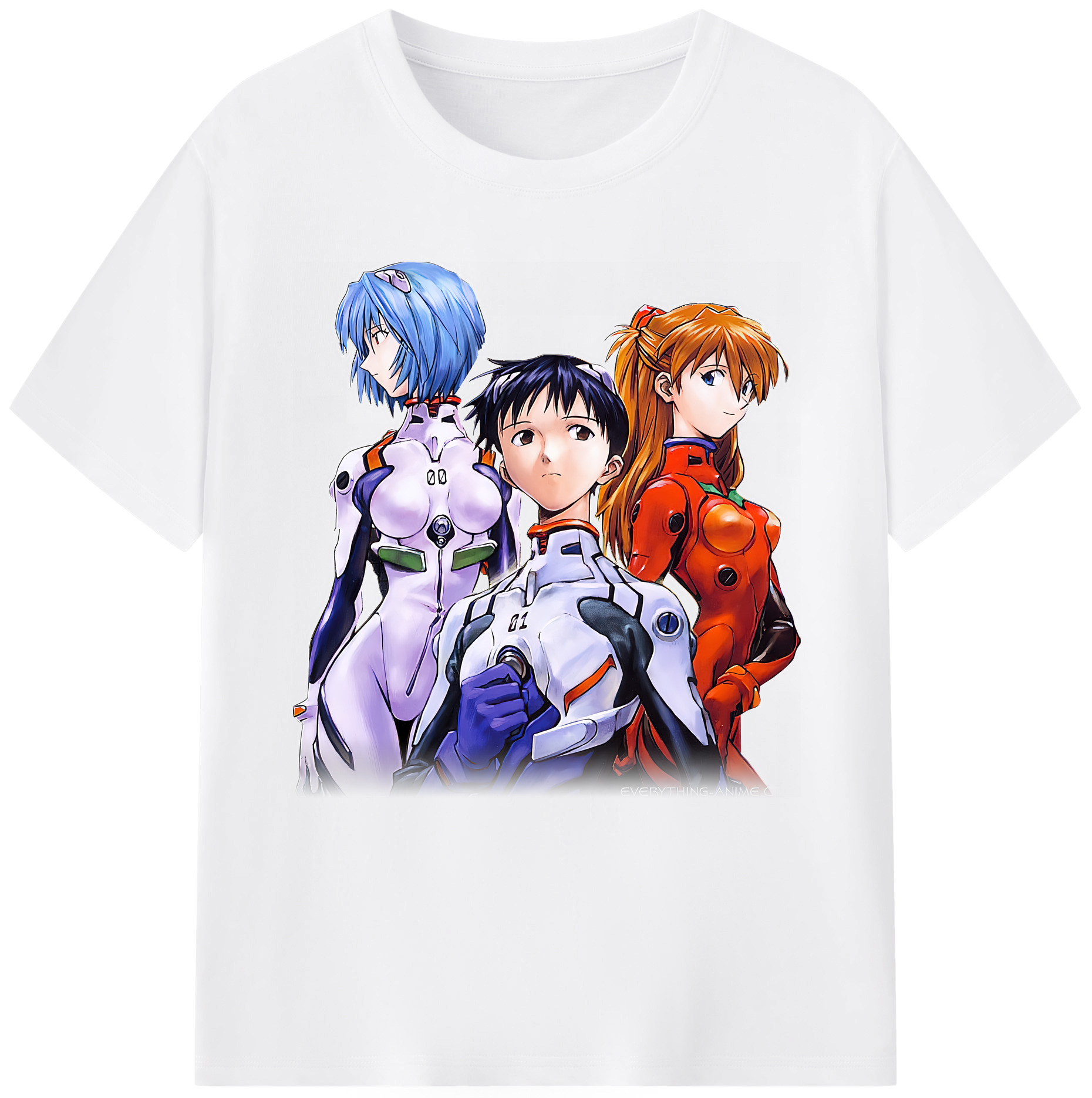 （画像用） EVA 新世紀エヴァンゲリオン 綿100％半袖Tシャツ（フロントプリント）