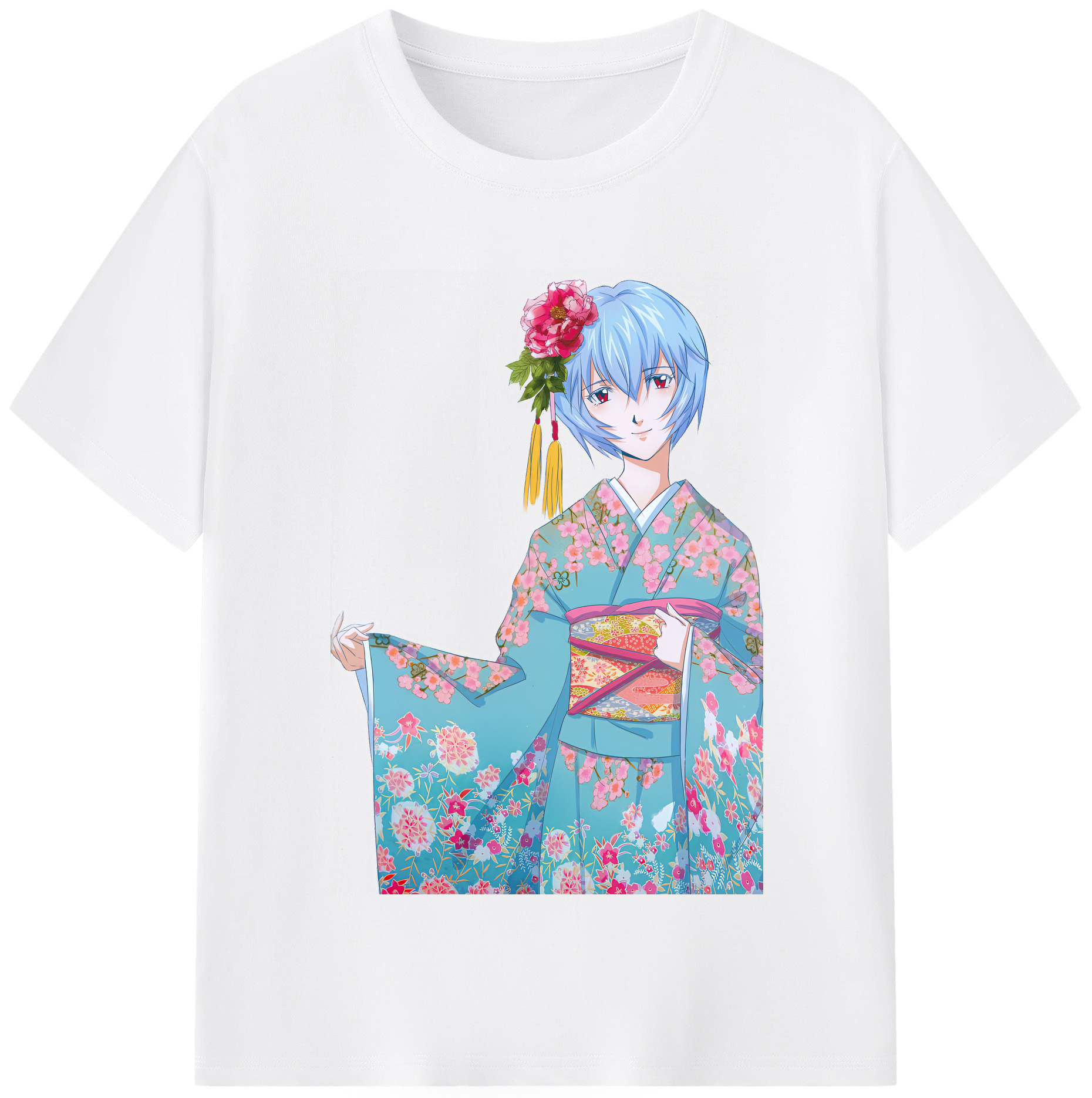 （画像用） EVA 新世紀エヴァンゲリオン 綿100％半袖Tシャツ（フロントプリント）