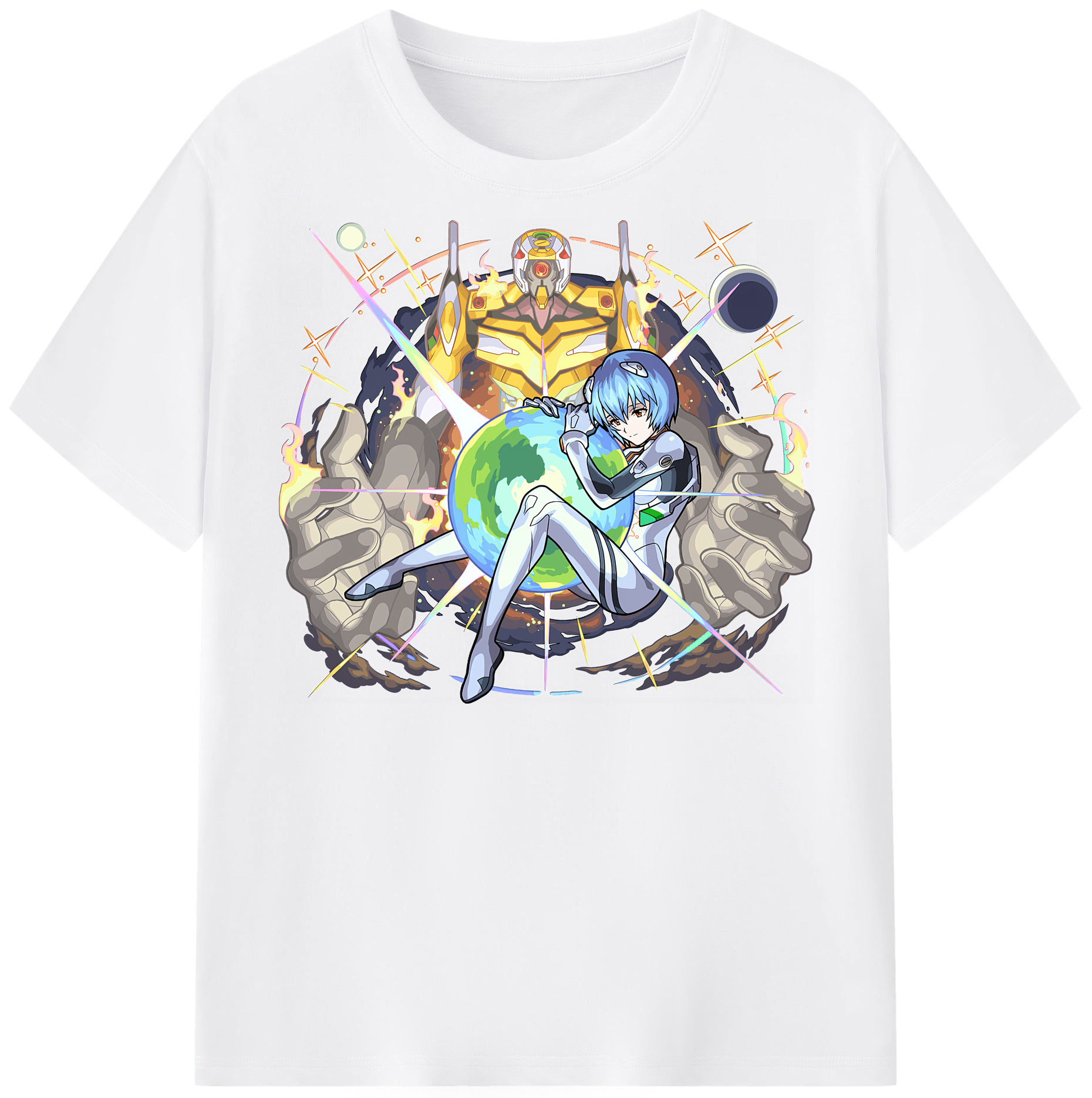 （画像用） EVA 新世紀エヴァンゲリオン 綿100％半袖Tシャツ（フロントプリント）