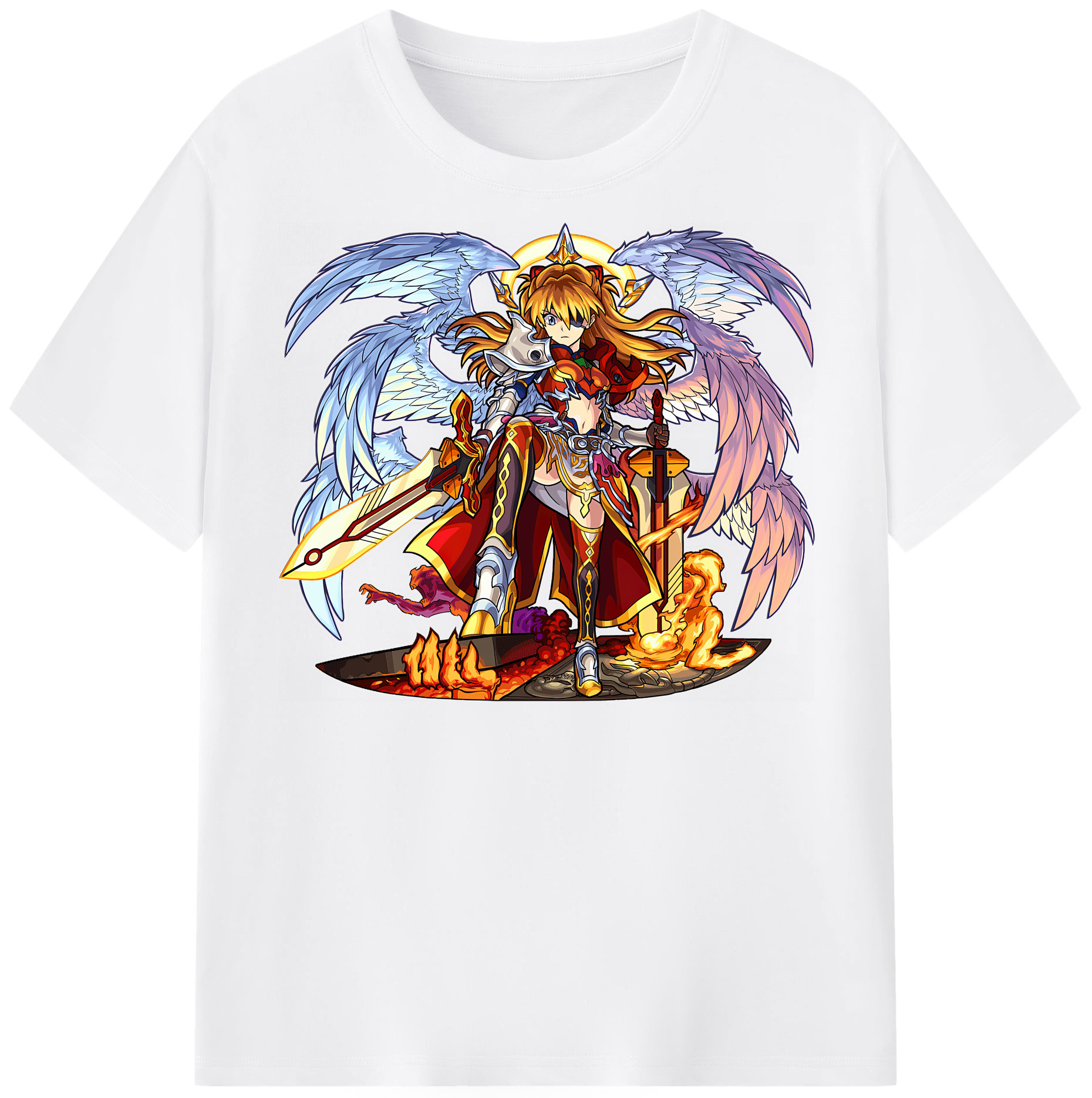 （画像用） EVA 新世紀エヴァンゲリオン 綿100％半袖Tシャツ（フロントプリント）