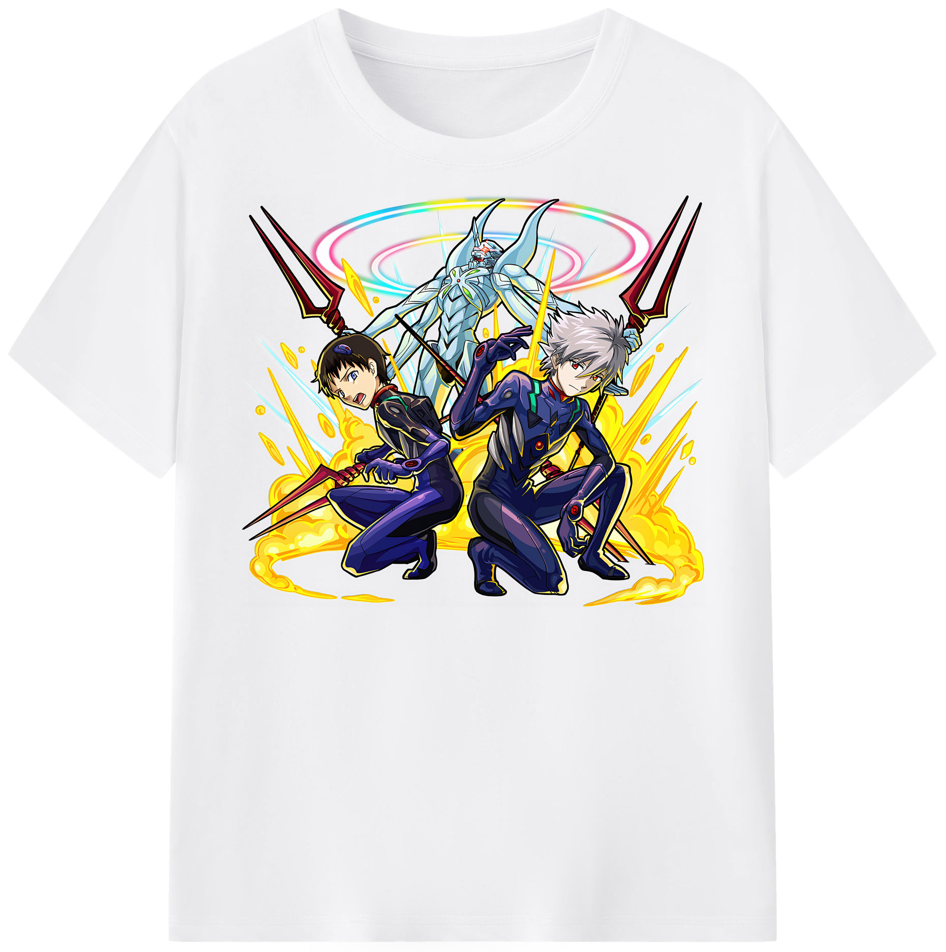 （画像用） EVA 新世紀エヴァンゲリオン 綿100％半袖Tシャツ（フロントプリント）