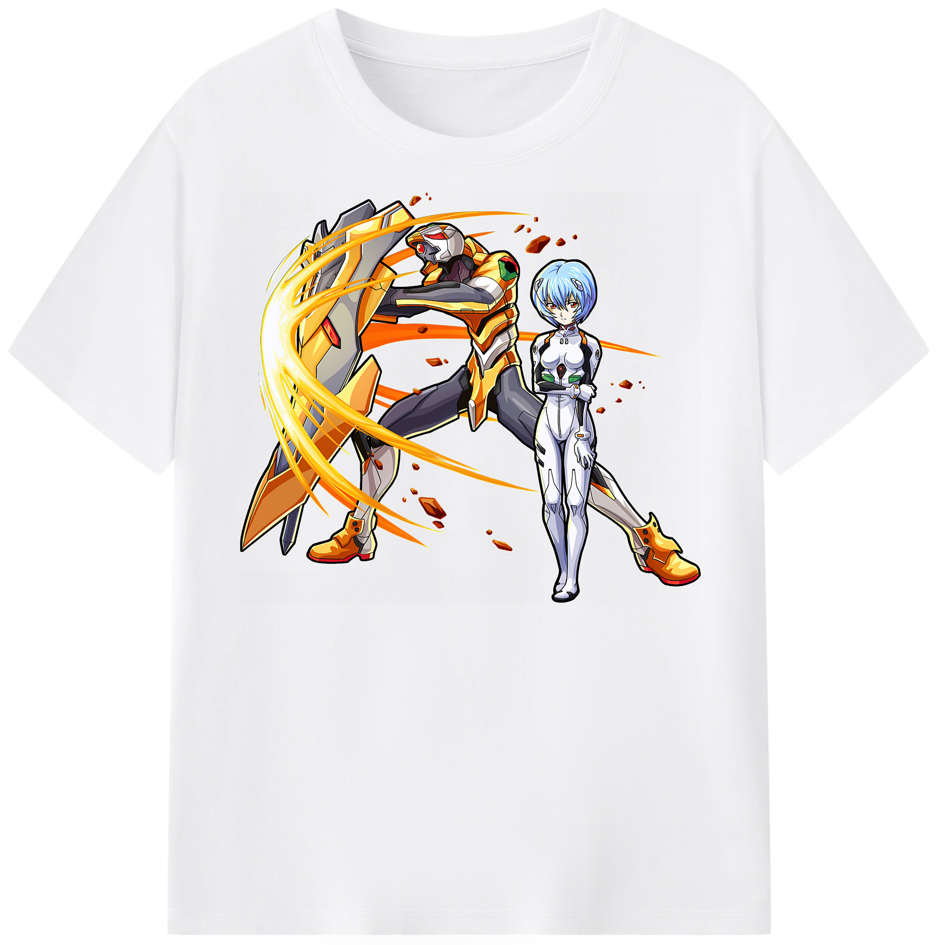 （画像用） EVA 新世紀エヴァンゲリオン 綿100％半袖Tシャツ（フロントプリント）