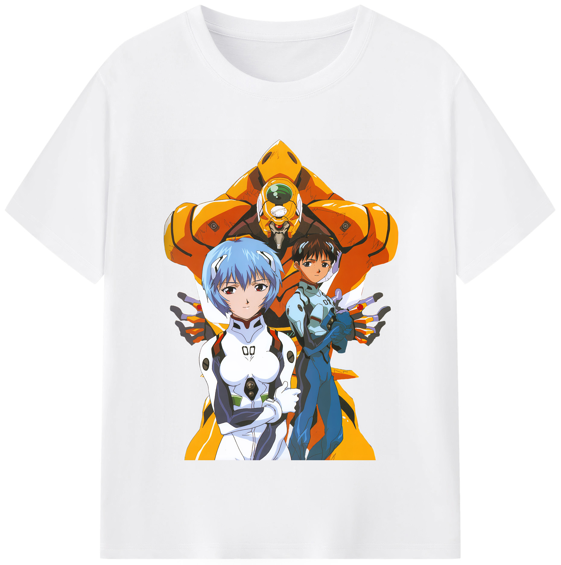 （画像用） EVA 新世紀エヴァンゲリオン 綿100％半袖Tシャツ（フロントプリント）