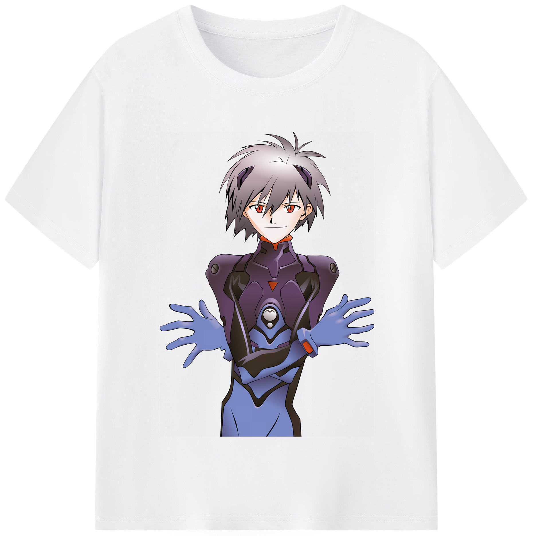 （画像用） EVA 新世紀エヴァンゲリオン 綿100％半袖Tシャツ（フロントプリント）