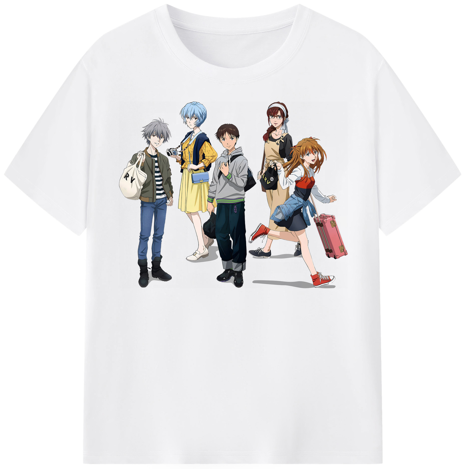 （画像用） EVA 新世紀エヴァンゲリオン 綿100％半袖Tシャツ（フロントプリント）