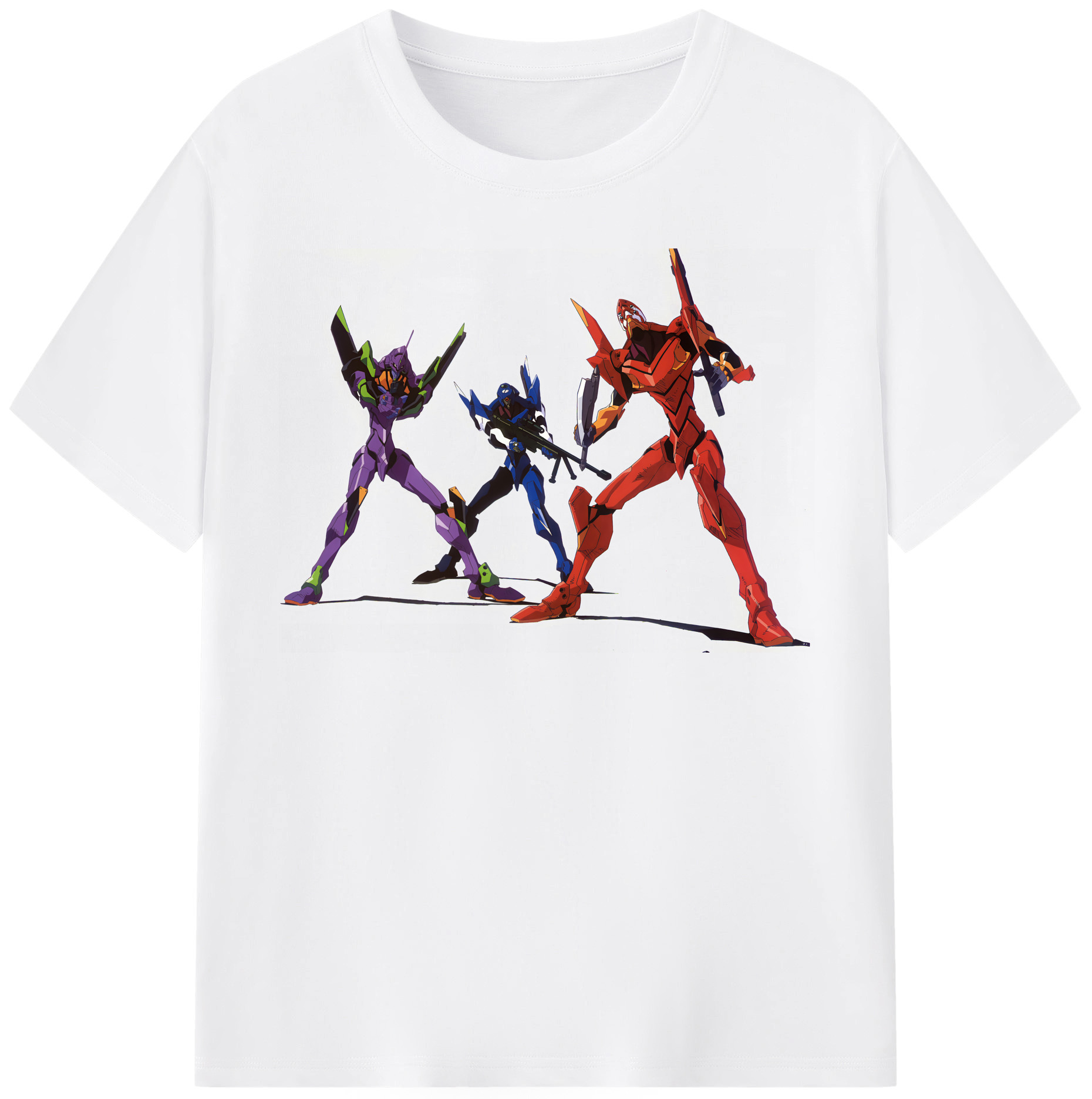 （画像用） EVA 新世紀エヴァンゲリオン 綿100％半袖Tシャツ（フロントプリント）