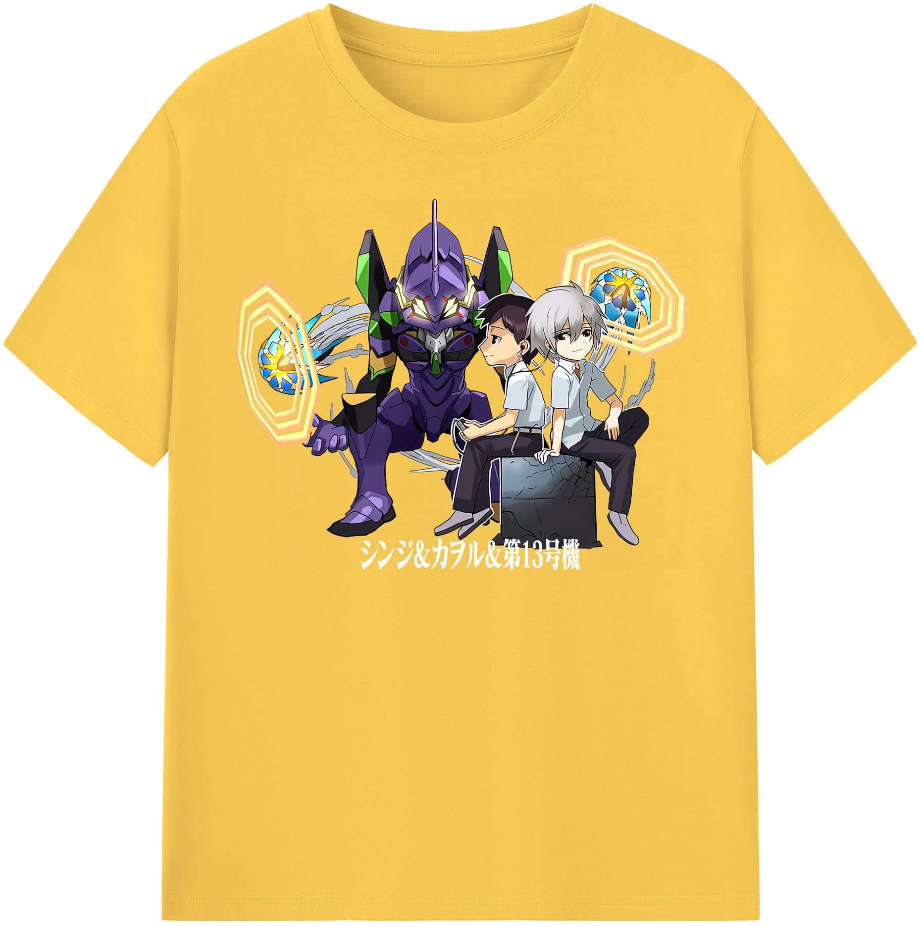 （画像用） EVA 新世紀エヴァンゲリオン 綿100％半袖Tシャツ（フロントプリント）