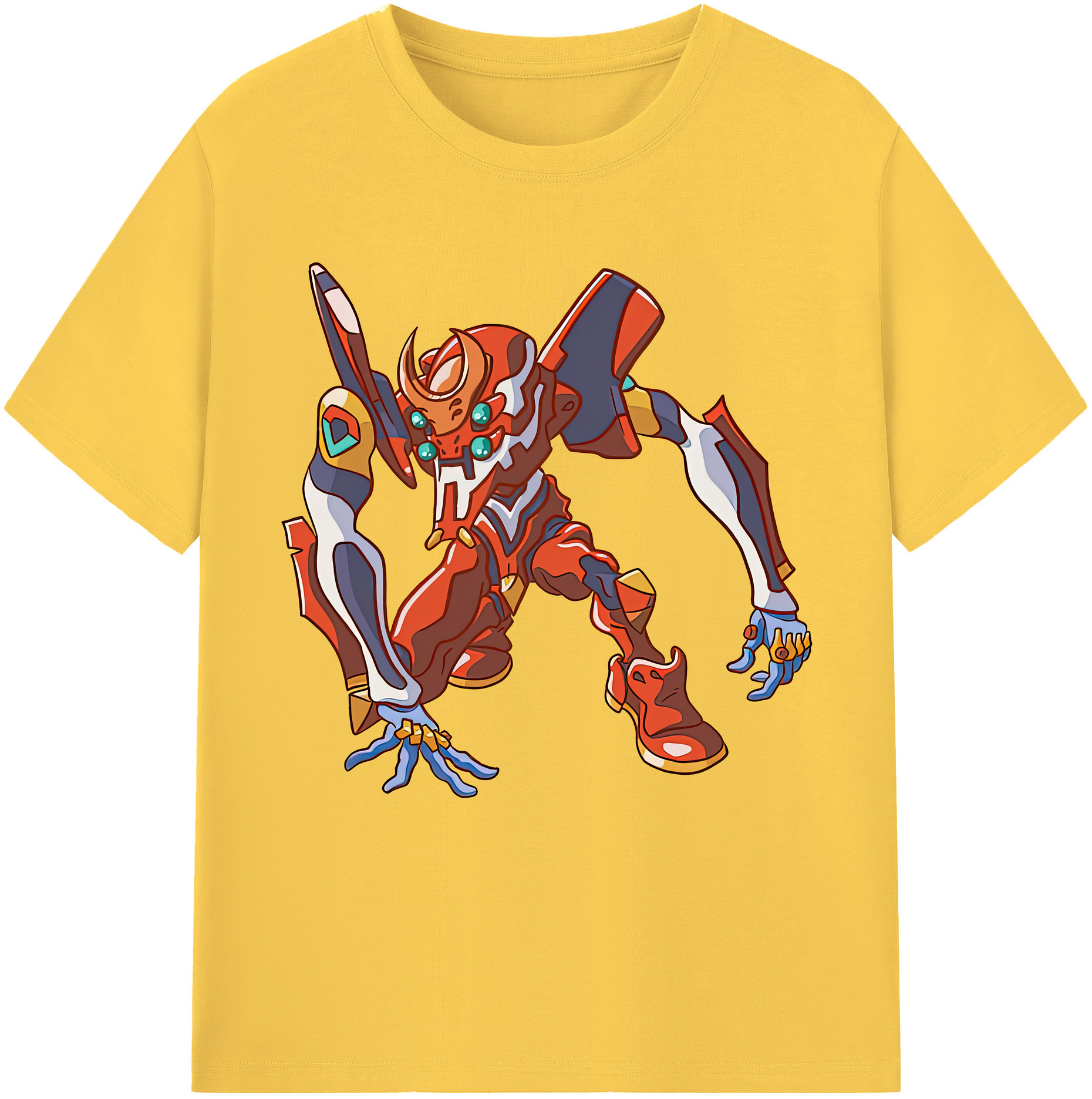 （画像用） EVA 新世紀エヴァンゲリオン 綿100％半袖Tシャツ（フロントプリント）
