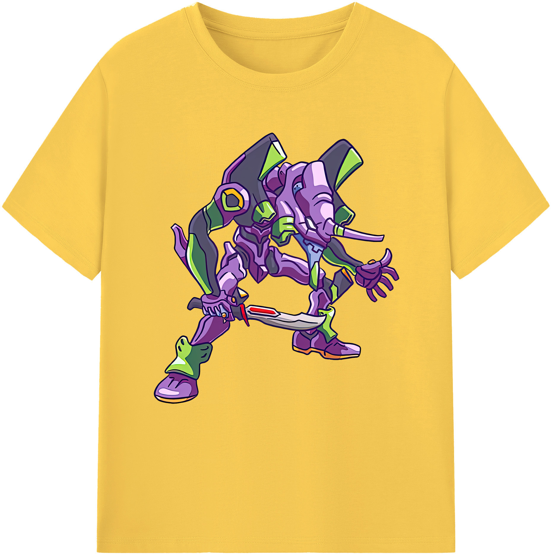 （画像用） EVA 新世紀エヴァンゲリオン 綿100％半袖Tシャツ（フロントプリント）