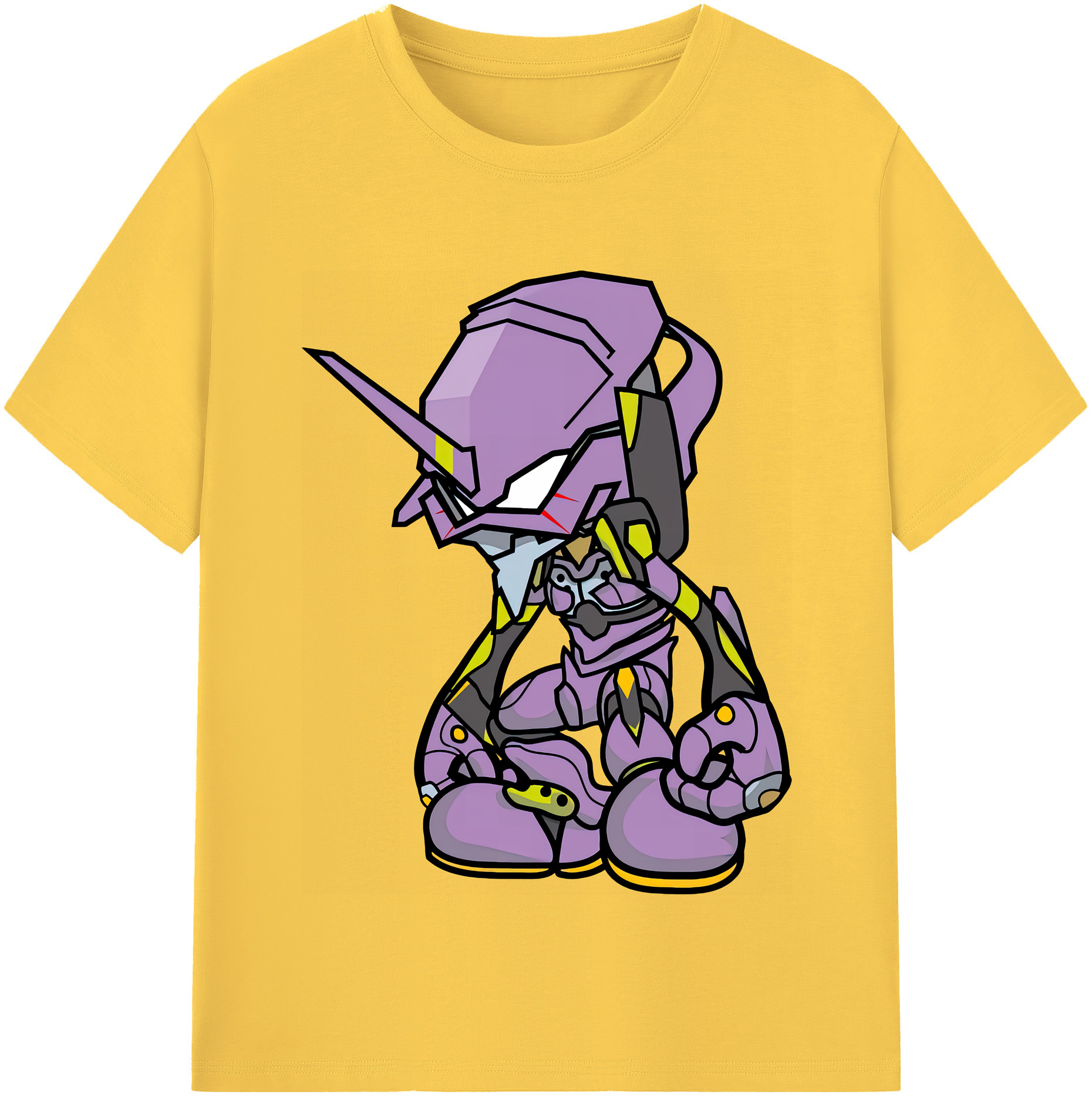 （画像用） EVA 新世紀エヴァンゲリオン 綿100％半袖Tシャツ（フロントプリント）