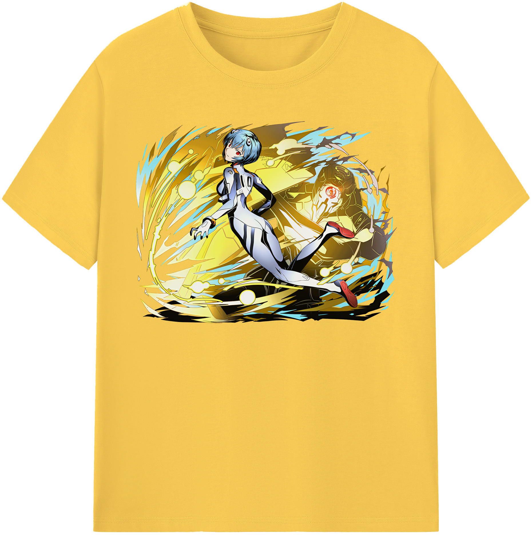 （画像用） EVA 新世紀エヴァンゲリオン 綿100％半袖Tシャツ（フロントプリント）