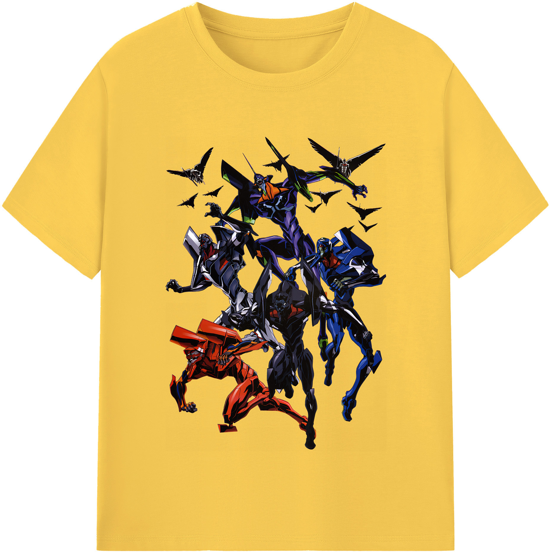 （画像用） EVA 新世紀エヴァンゲリオン 綿100％半袖Tシャツ（フロントプリント）