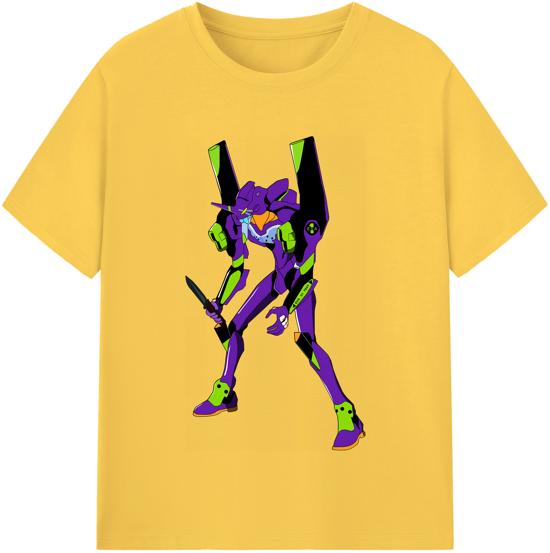 （画像用） EVA 新世紀エヴァンゲリオン 綿100％半袖Tシャツ（フロントプリント）