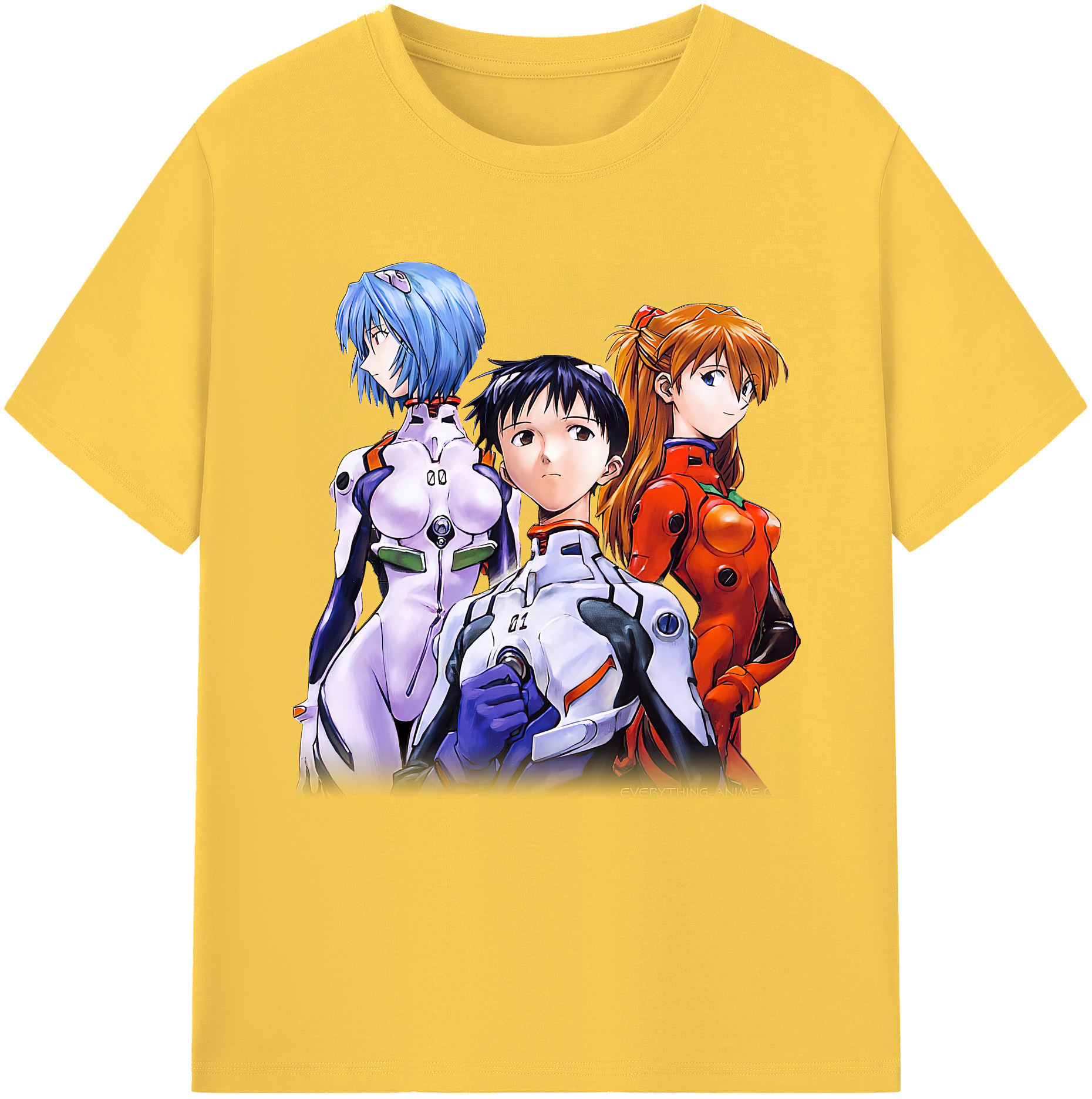 （画像用） EVA 新世紀エヴァンゲリオン 綿100％半袖Tシャツ（フロントプリント）