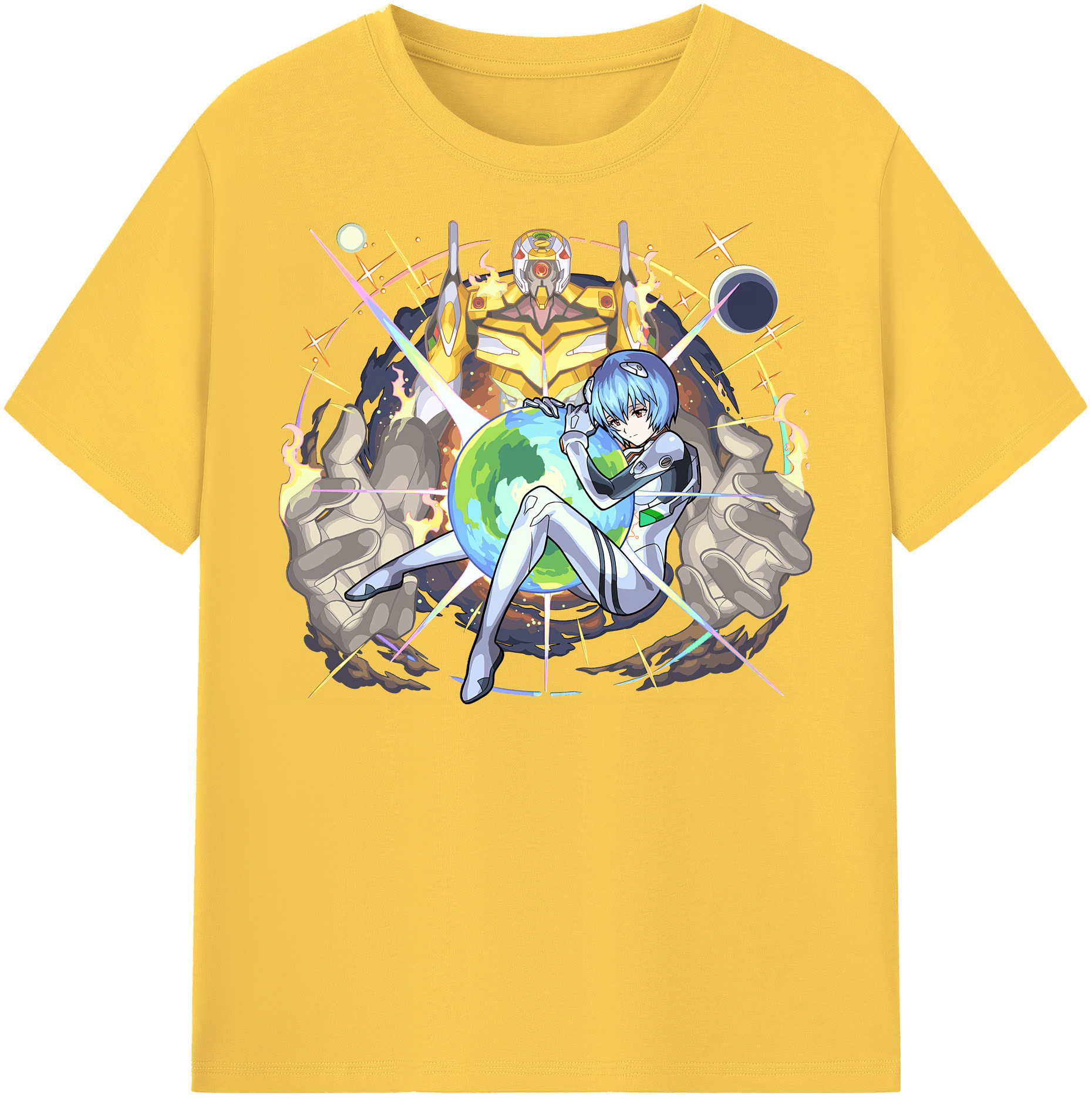 （画像用） EVA 新世紀エヴァンゲリオン 綿100％半袖Tシャツ（フロントプリント）