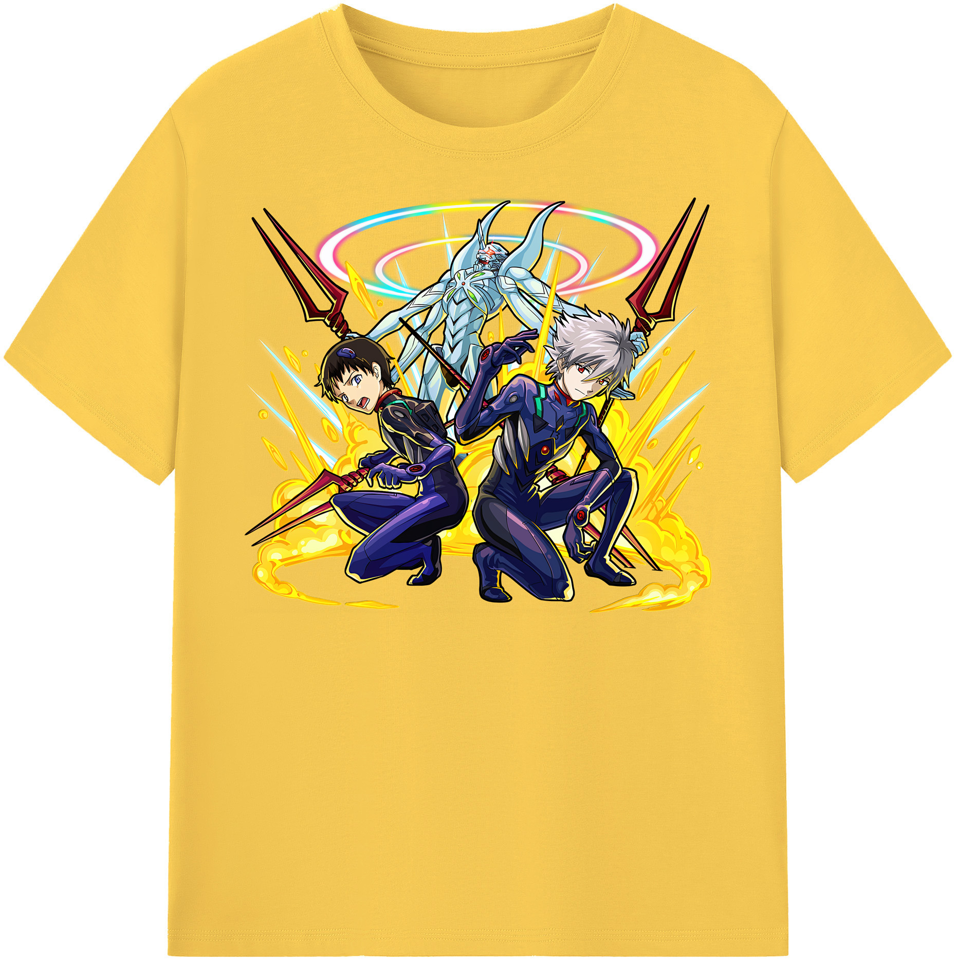 （画像用） EVA 新世紀エヴァンゲリオン 綿100％半袖Tシャツ（フロントプリント）