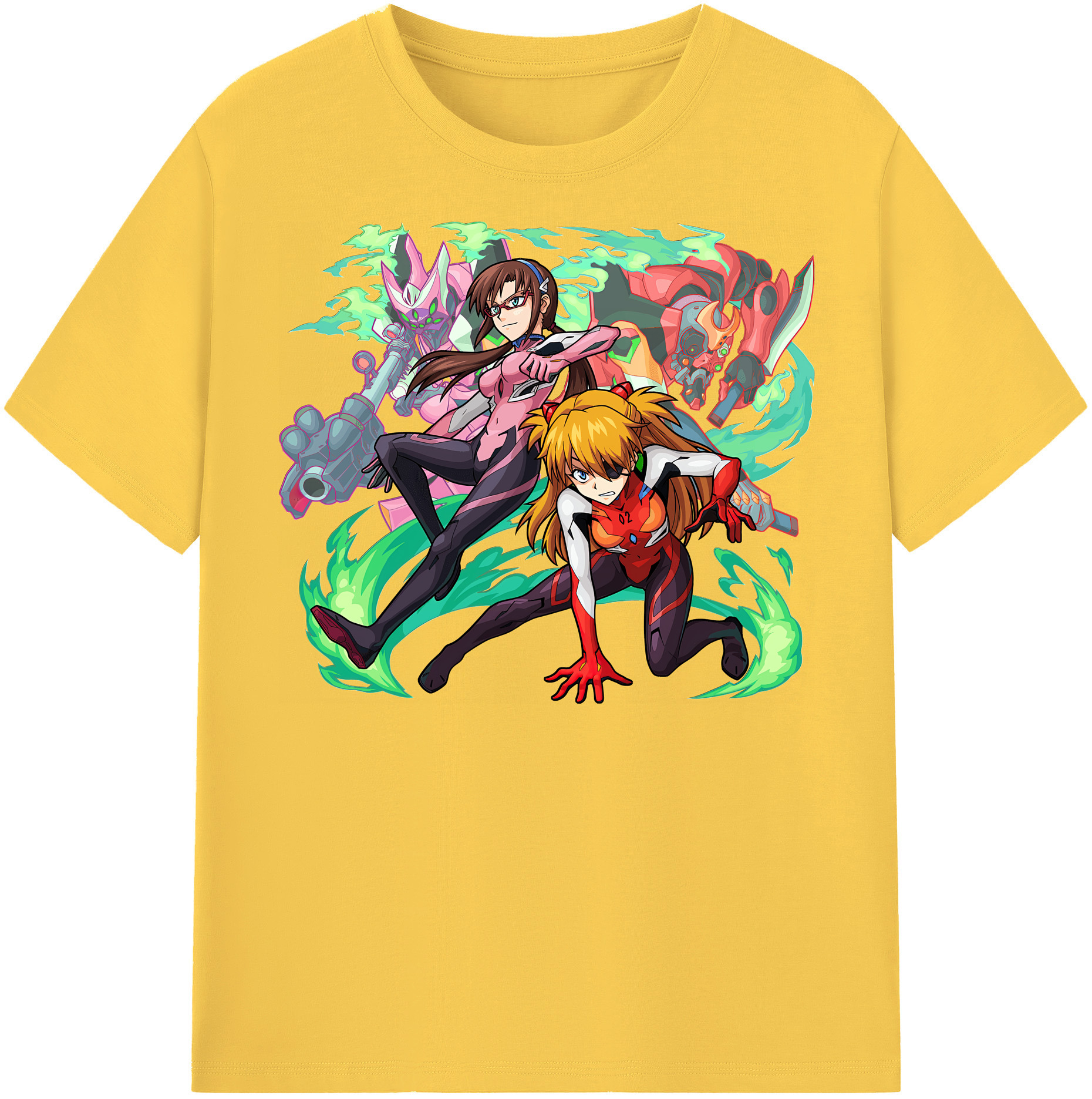 （画像用） EVA 新世紀エヴァンゲリオン 綿100％半袖Tシャツ（フロントプリント）