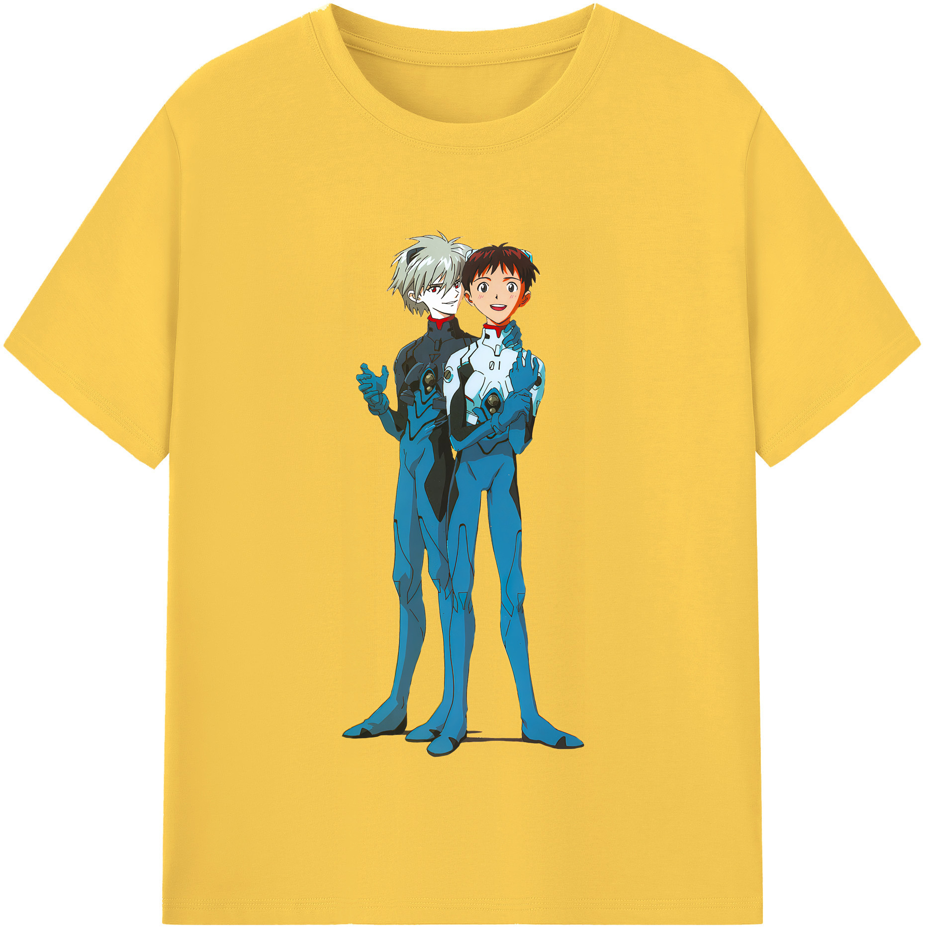 （画像用） EVA 新世紀エヴァンゲリオン 綿100％半袖Tシャツ（フロントプリント）