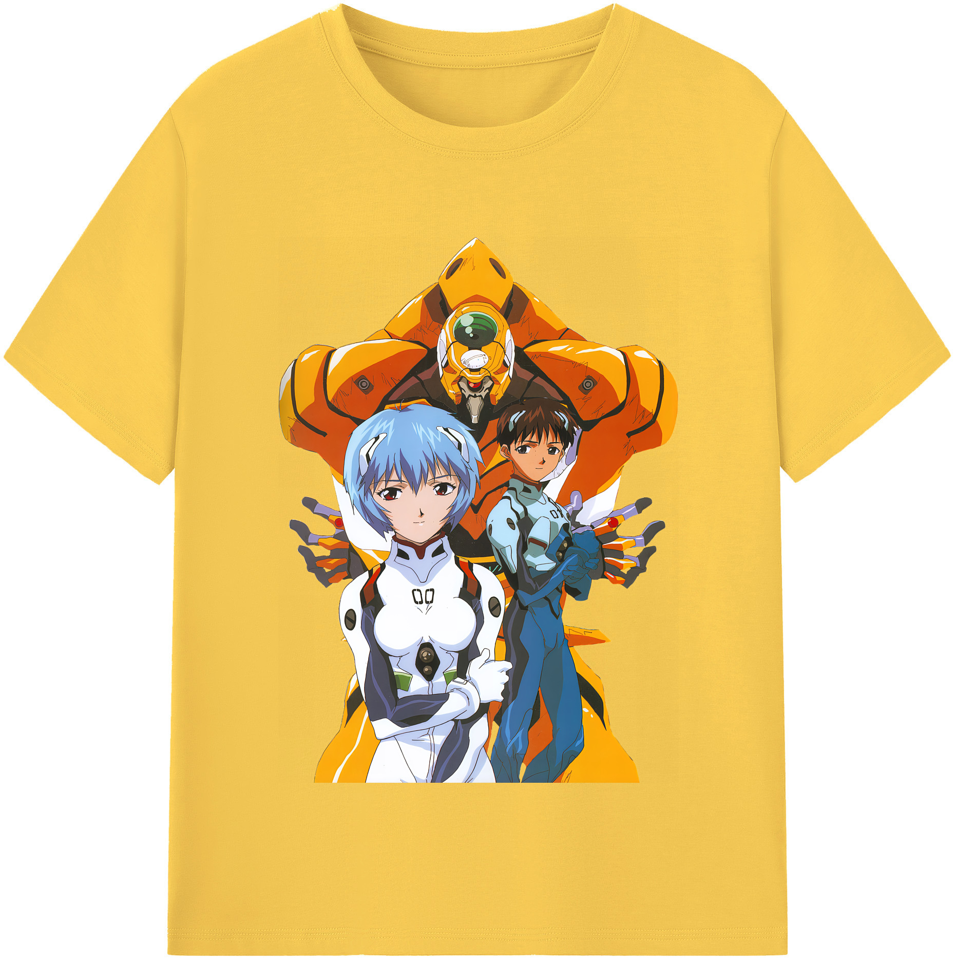 （画像用） EVA 新世紀エヴァンゲリオン 綿100％半袖Tシャツ（フロントプリント）
