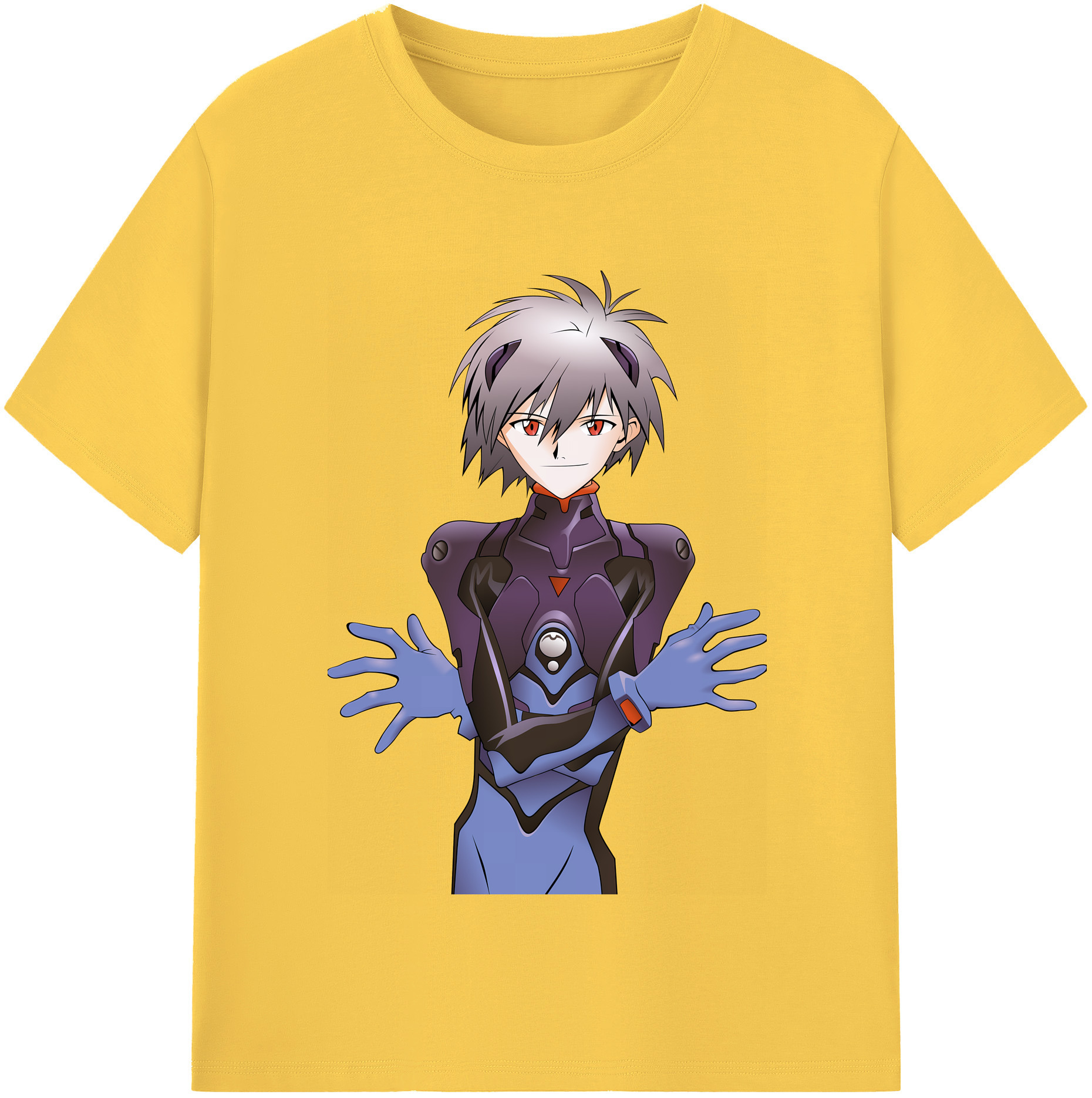 （画像用） EVA 新世紀エヴァンゲリオン 綿100％半袖Tシャツ（フロントプリント）