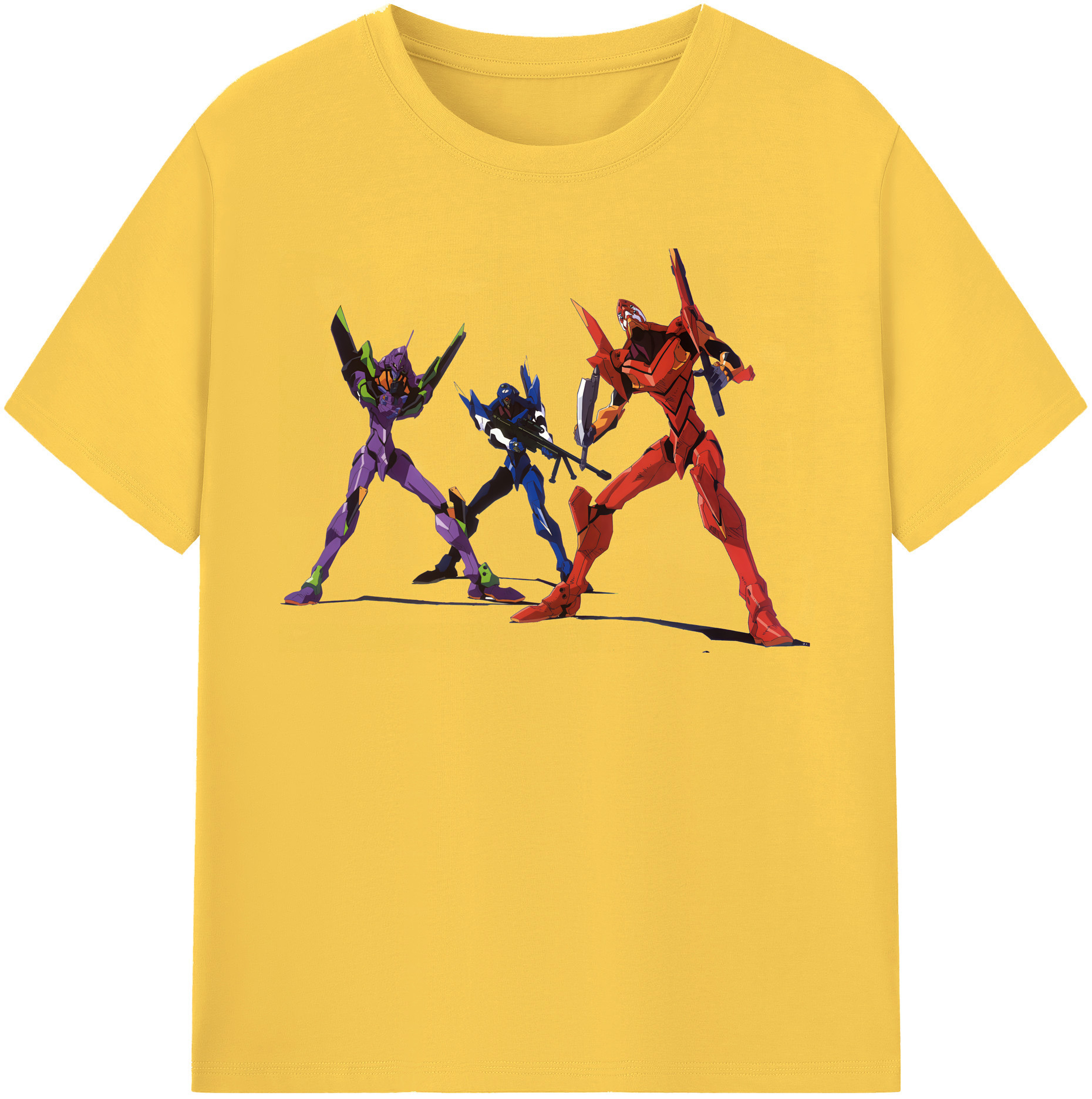 （画像用） EVA 新世紀エヴァンゲリオン 綿100％半袖Tシャツ（フロントプリント）